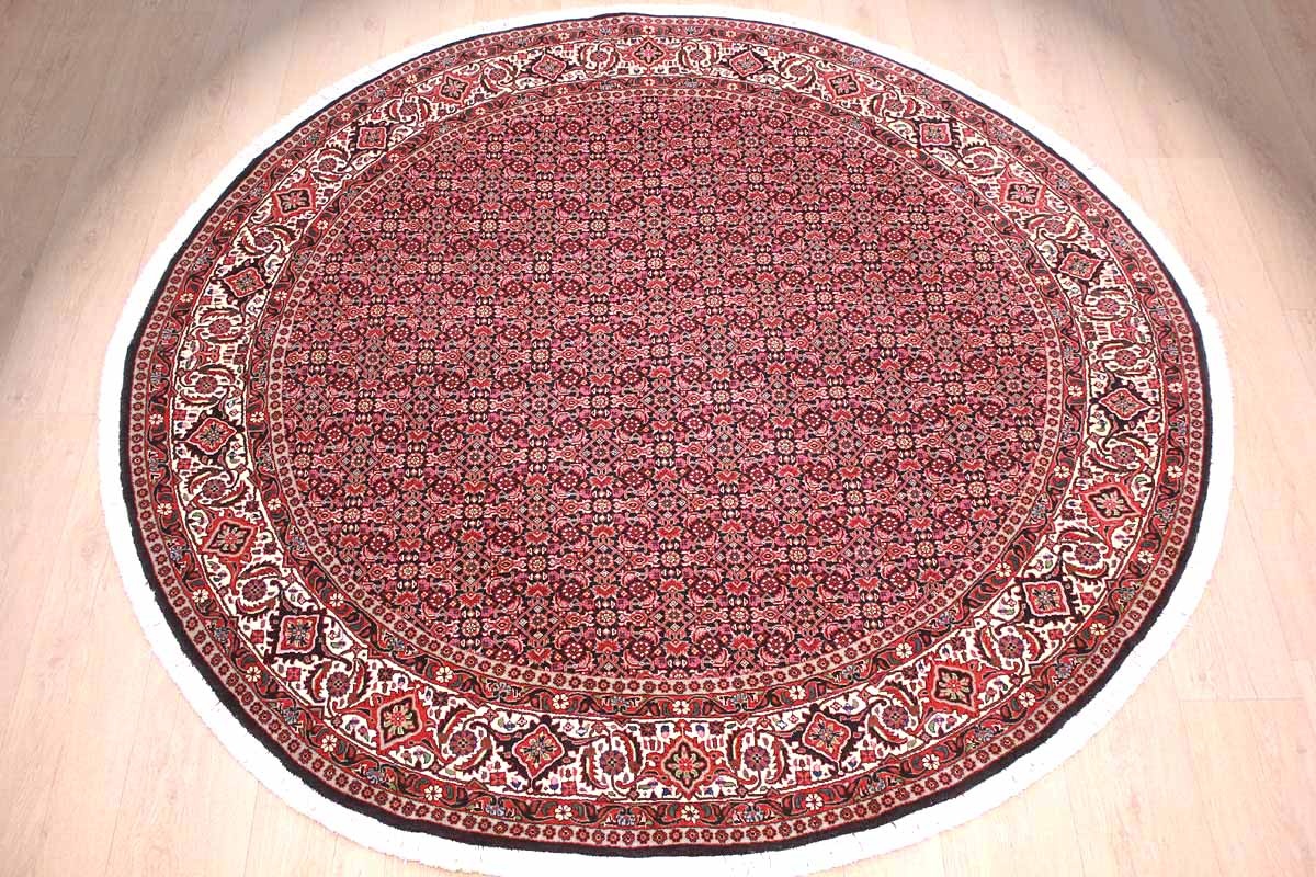 Orientalske Tepper Runde 200 Cm - Bidjar 200 x 200 cm