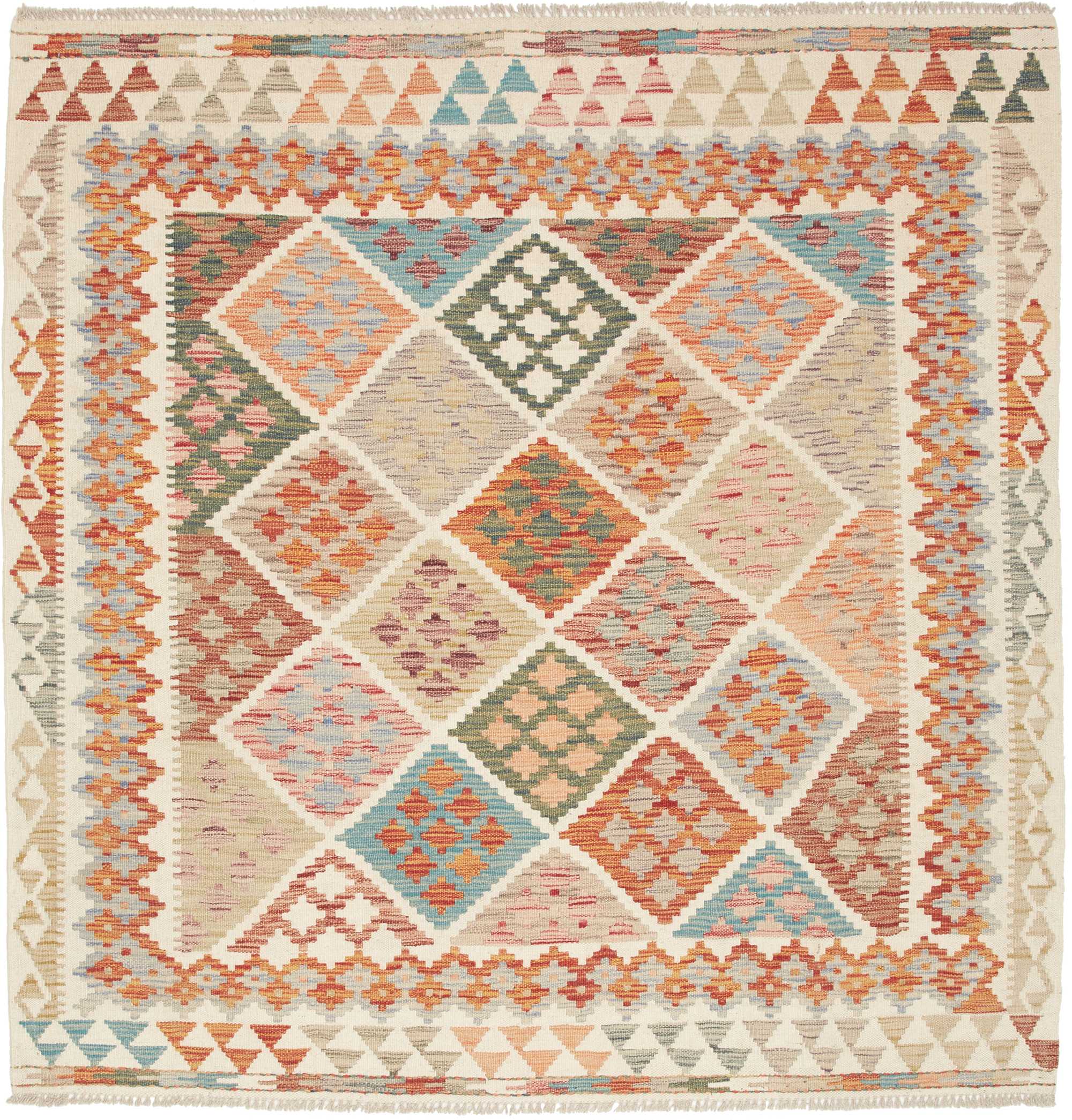 Teppich 150x160 - Kelim 158 x 159 cm