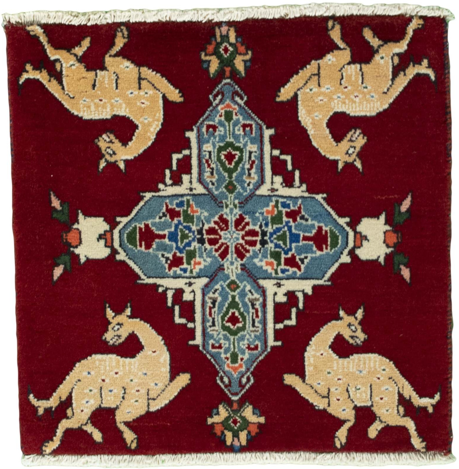 Teppich 50x50 - Shiraz 55 x 53 cm