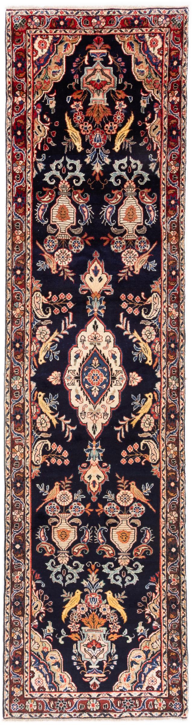 Teppich Läufer 80x350 - Hamadan 90 x 360 cm