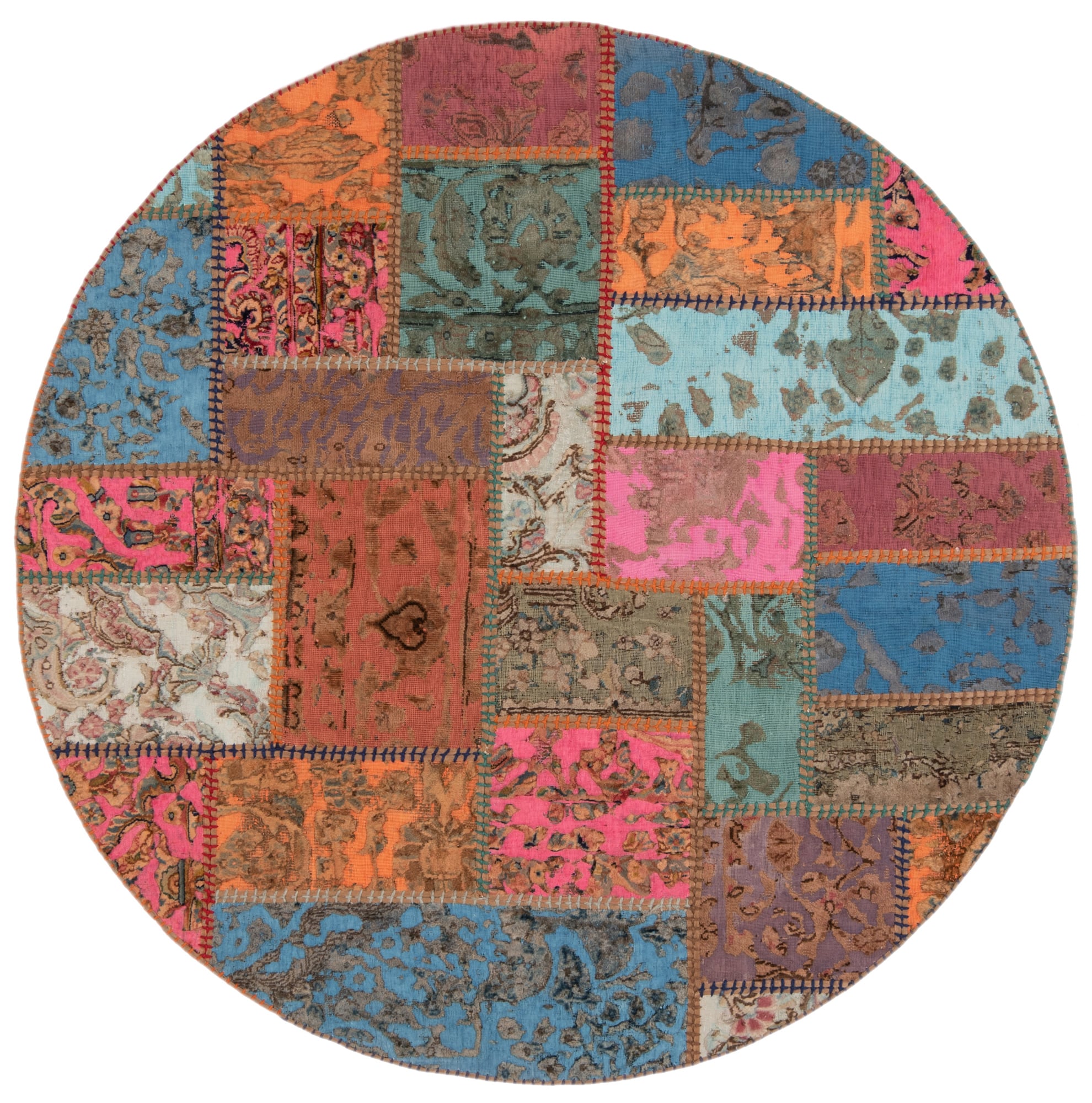 150x160 Rug - Patchwork 152 x 152 cm
