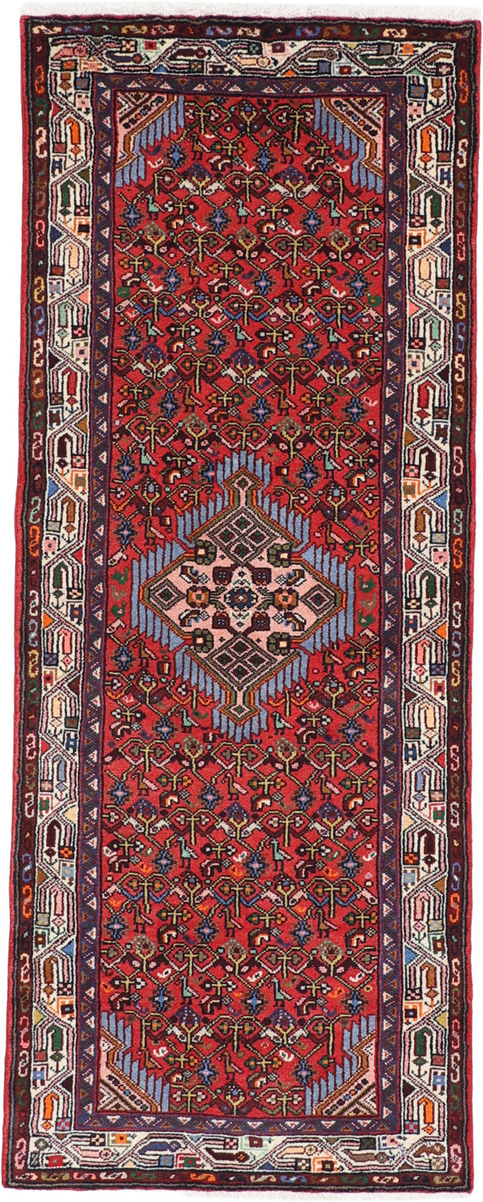 Teppich Läufer 80x200 - Hamadan 74 x 188 cm