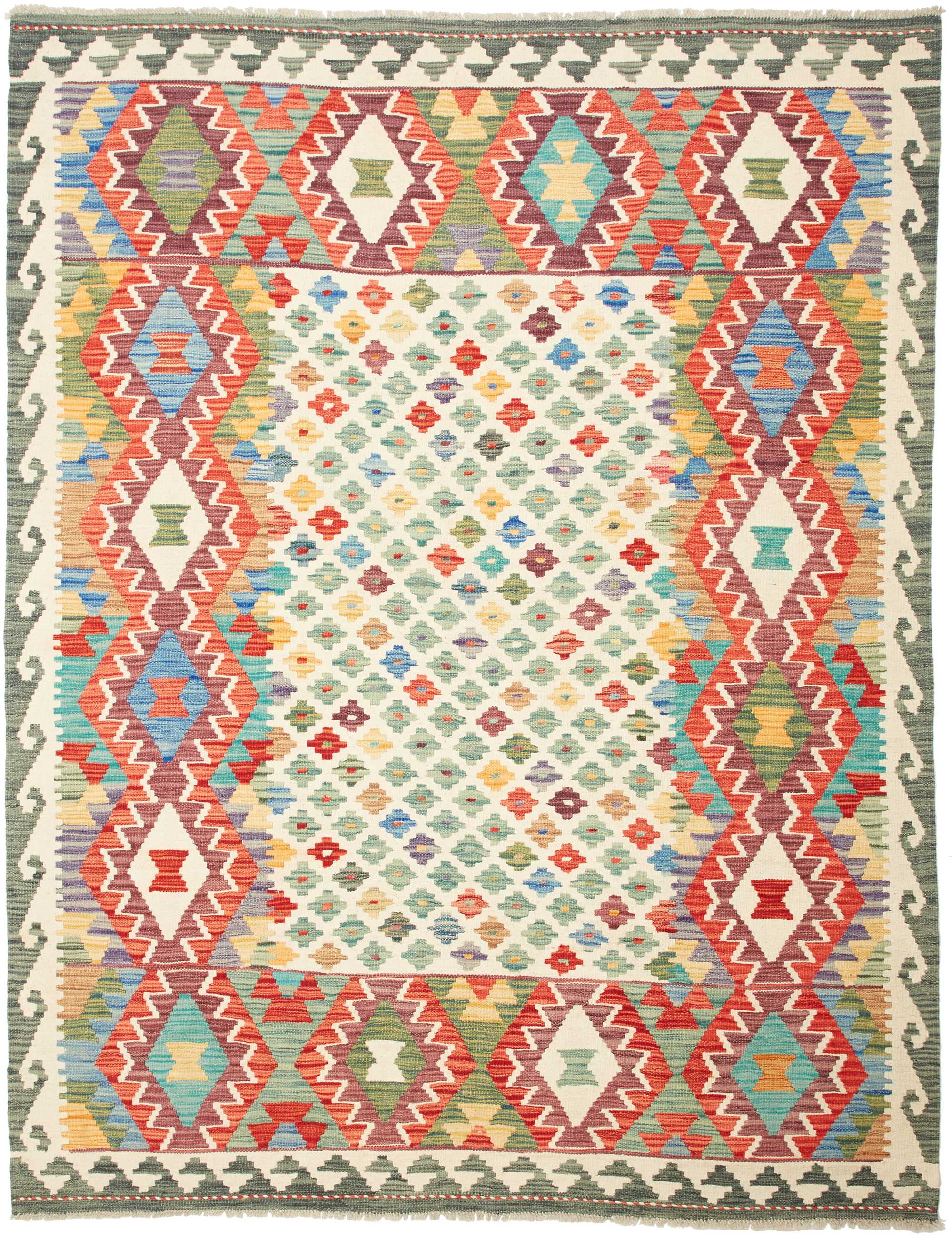 Teppich 180x220 - Kelim 179 x 227 cm