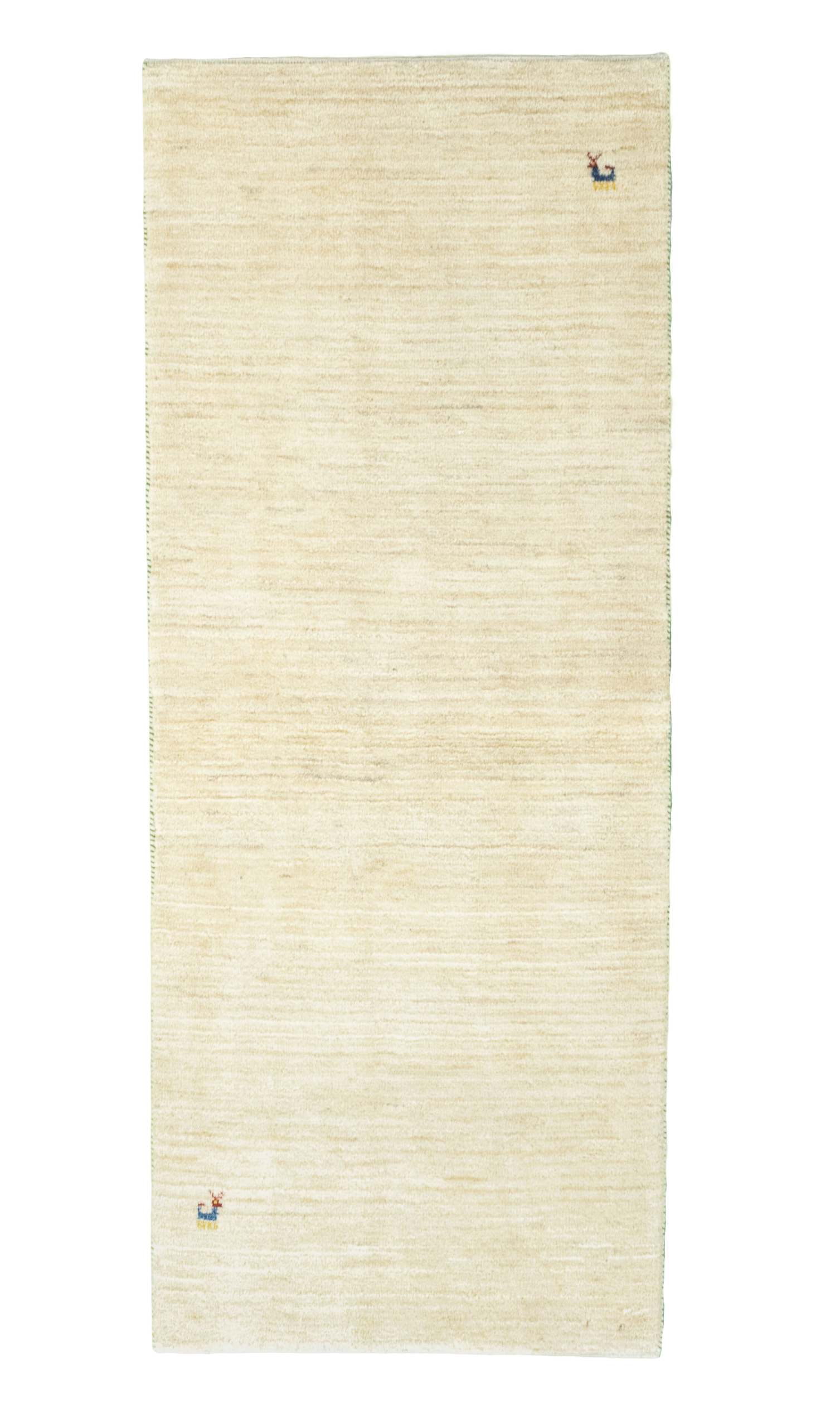 Teppich Läufer Beige - Gabbeh 83 x 203 cm