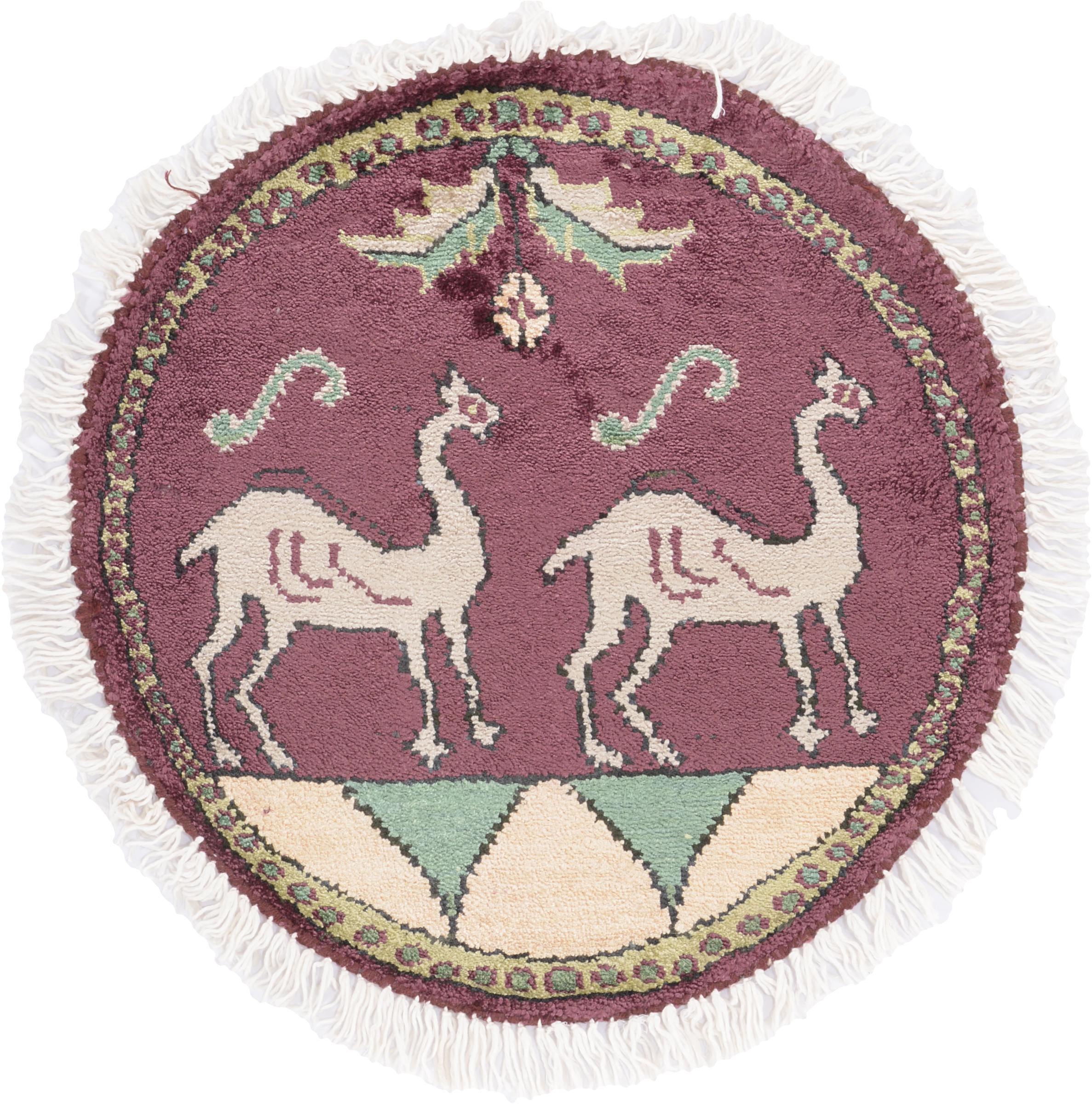 Orientalske Tepper Små Runde - Agra 45 x 45 cm