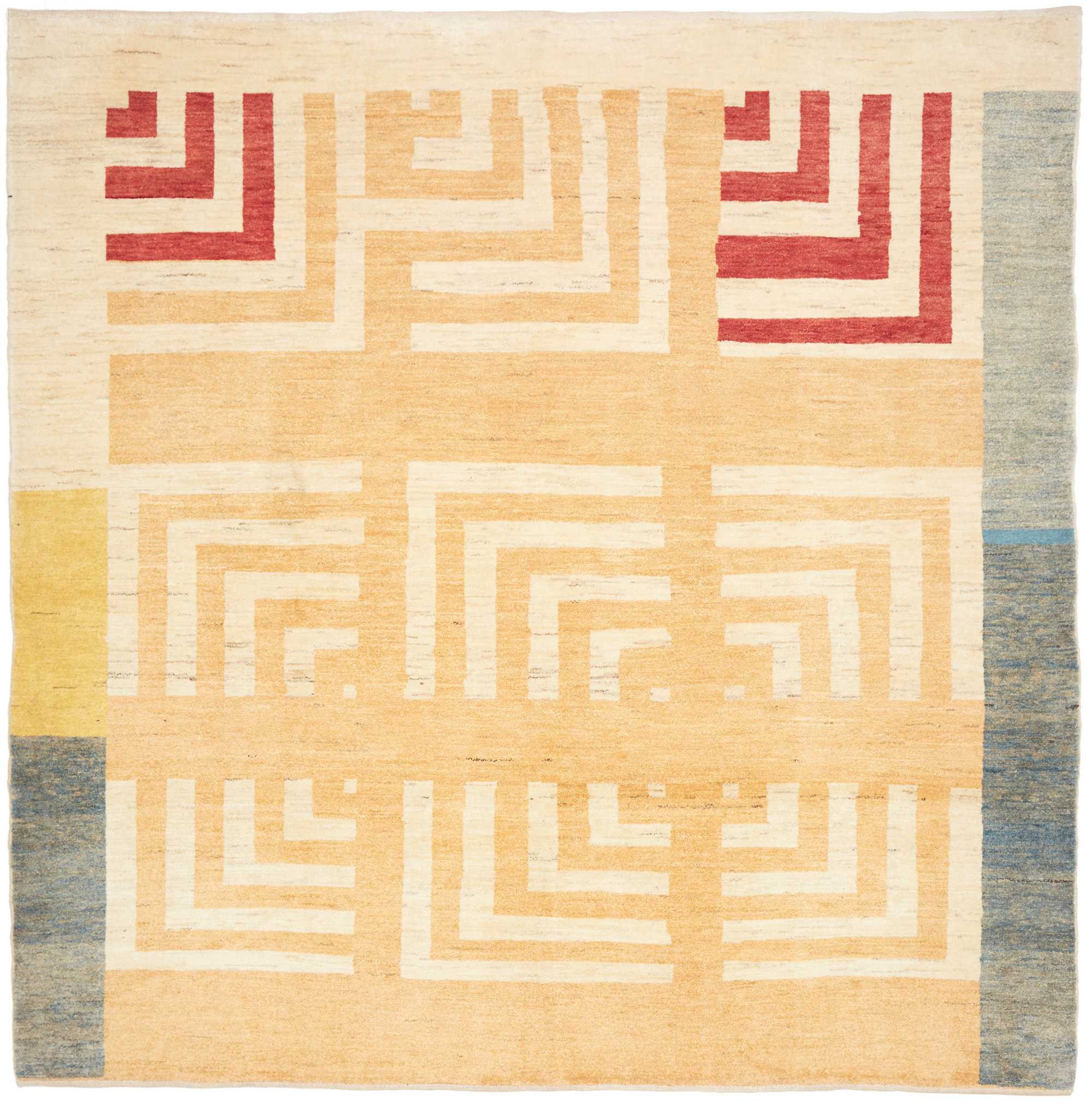 Kvadratisk Teppe 230x230 - Gabbeh 226 x 224 cm
