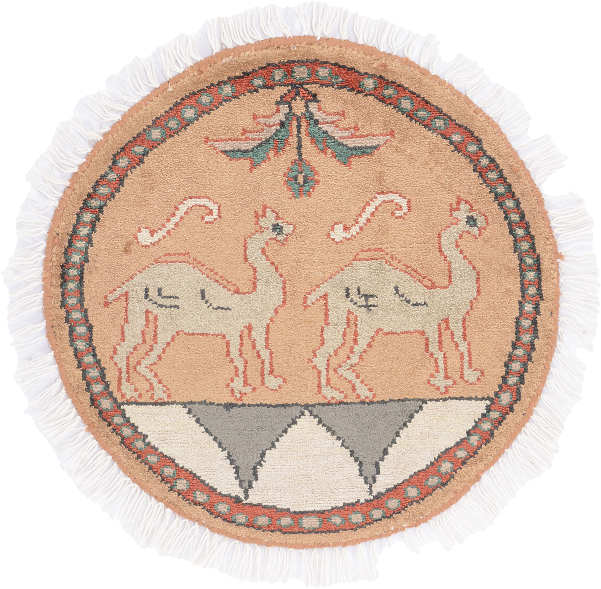 Orientalske Tepper Små Runde - Agra 45 x 45 cm