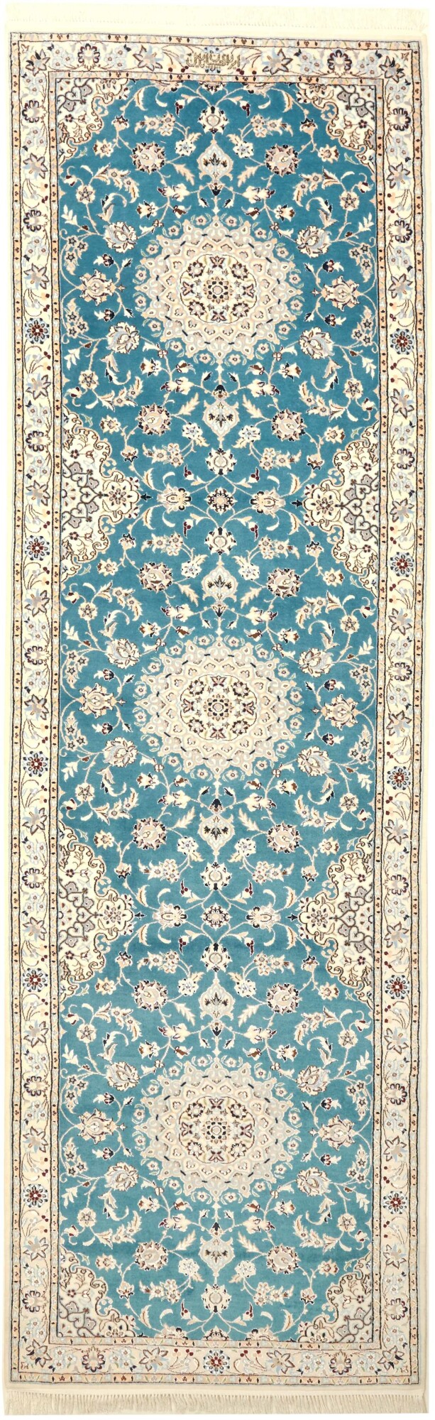 Teppich Läufer Grün - Nain 6La 91 x 308 cm