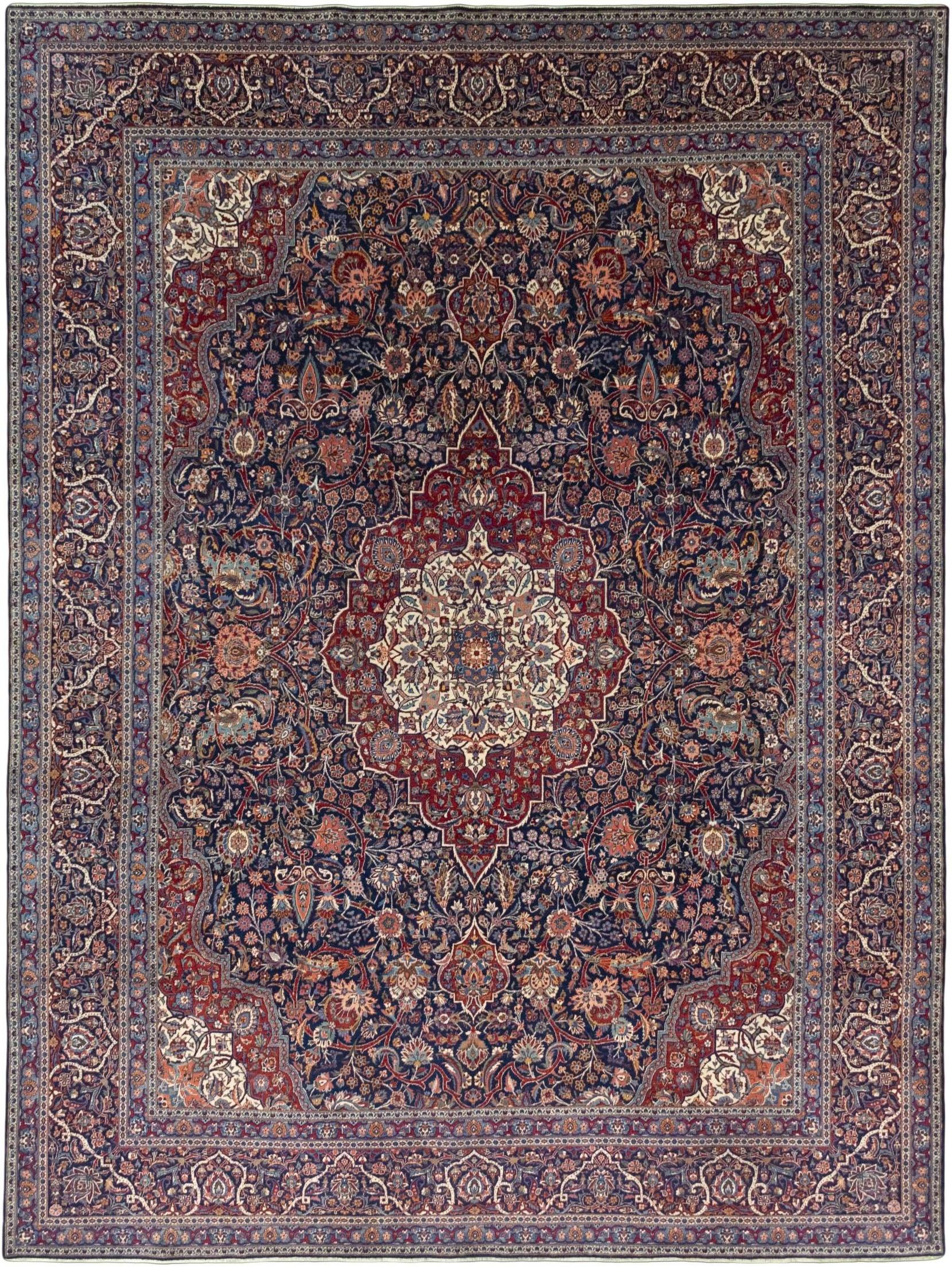Starožitné Koberce - Kashan 325 x 432 cm