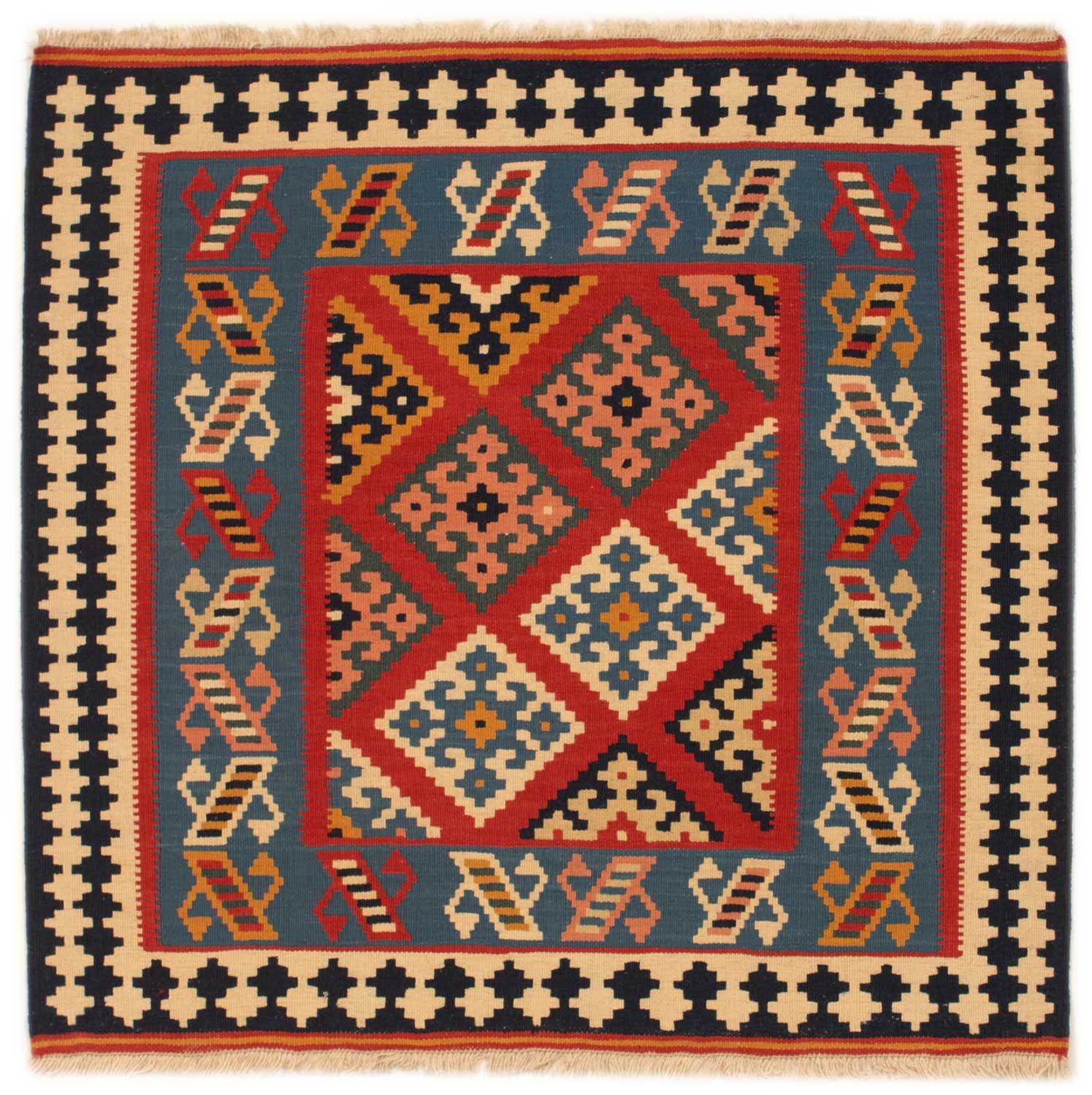 Kelim Teppiche Quadratisch - Kelim 103 x 105 cm