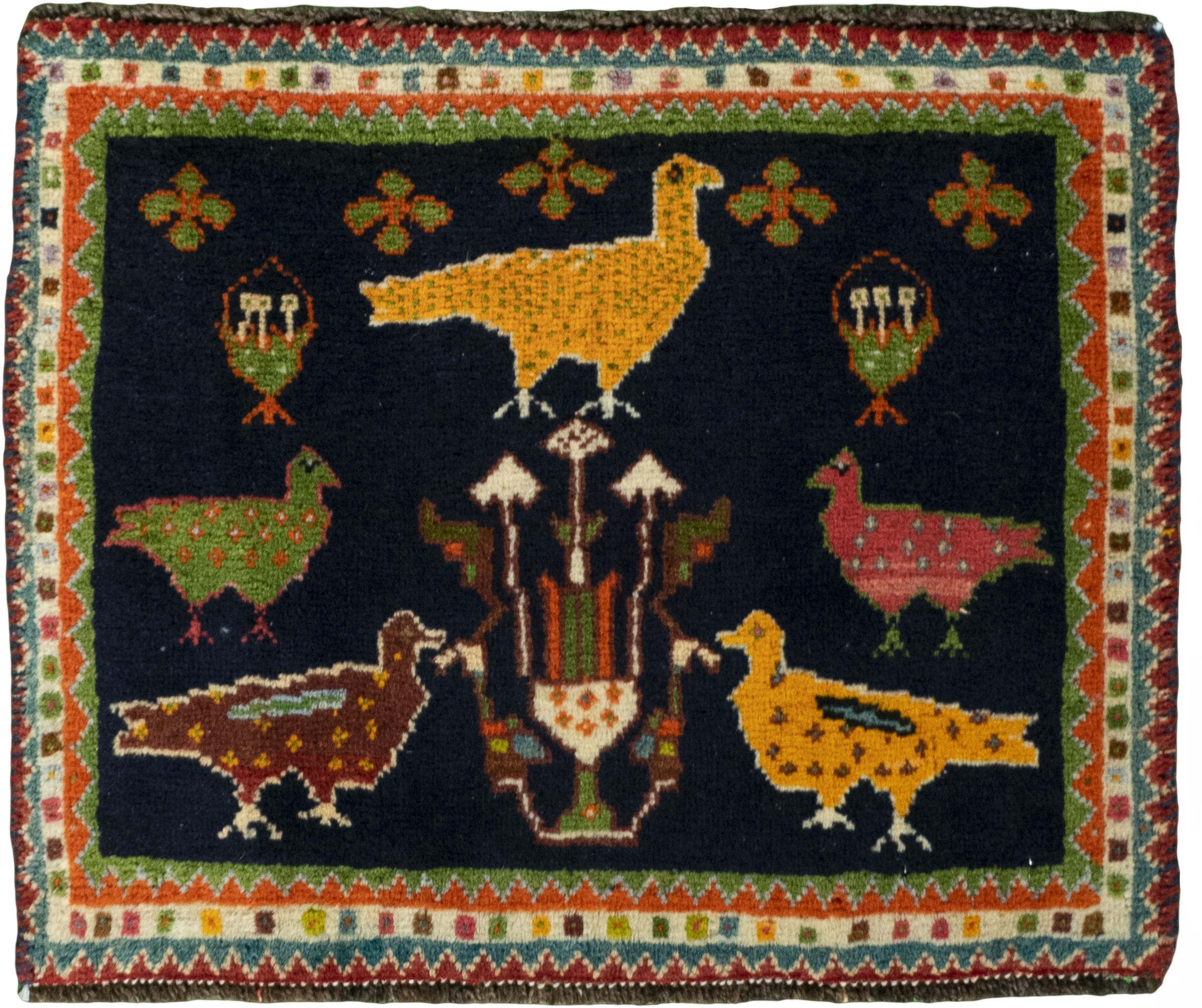 Nomádské Koberce - Shiraz 45 x 46 cm