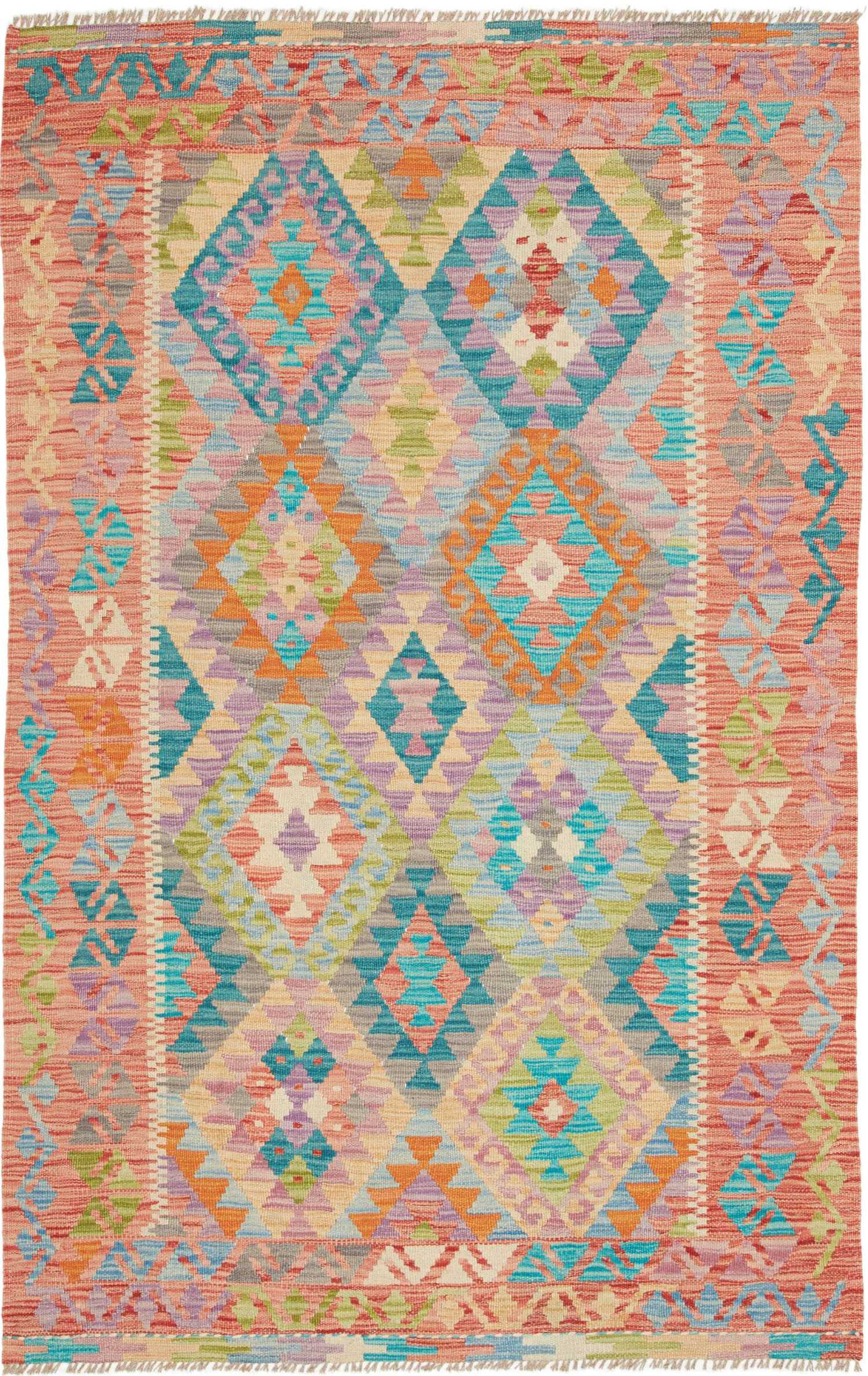 Tæpper 120x180 - Kelim 120 x 184 cm