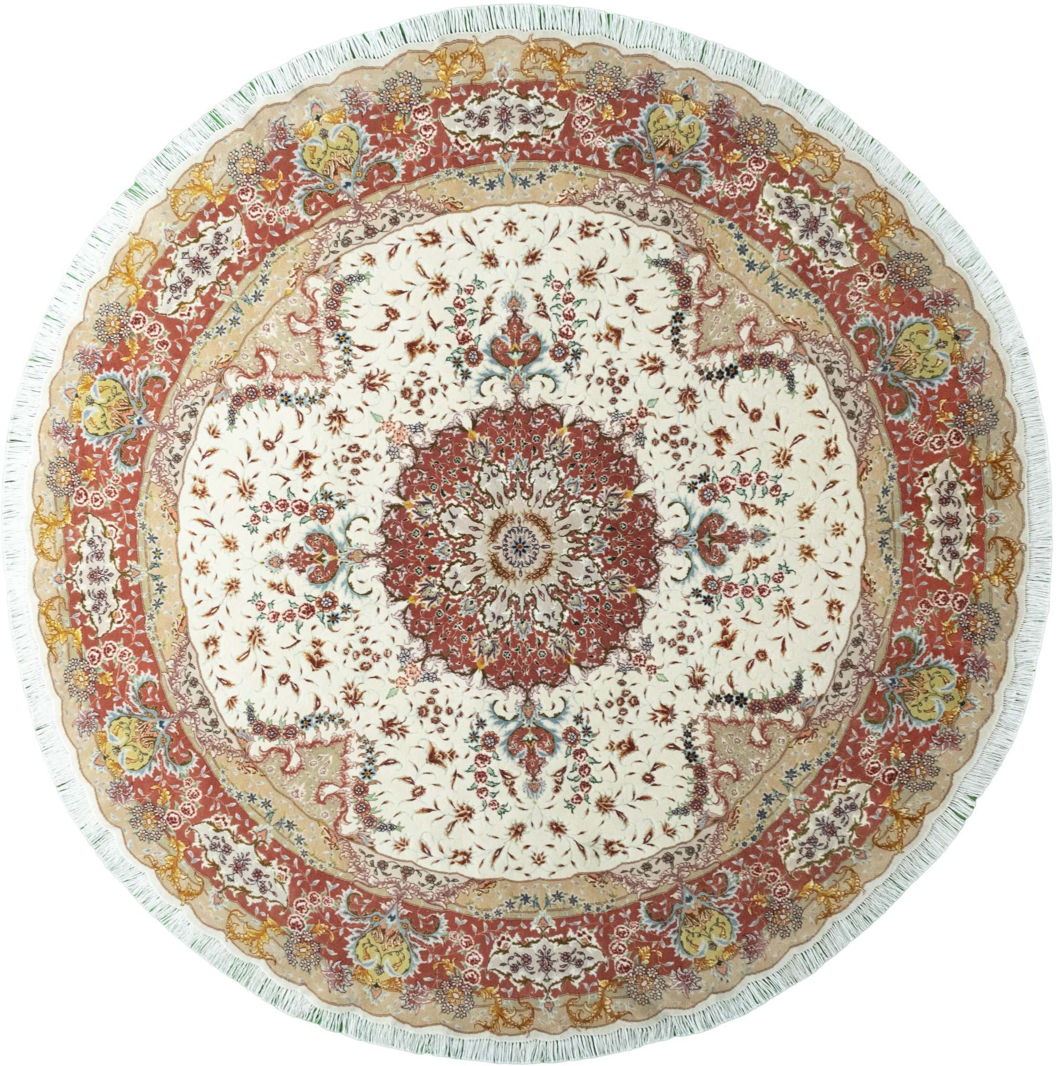 Round rugs - Tabriz 243 x 243 cm