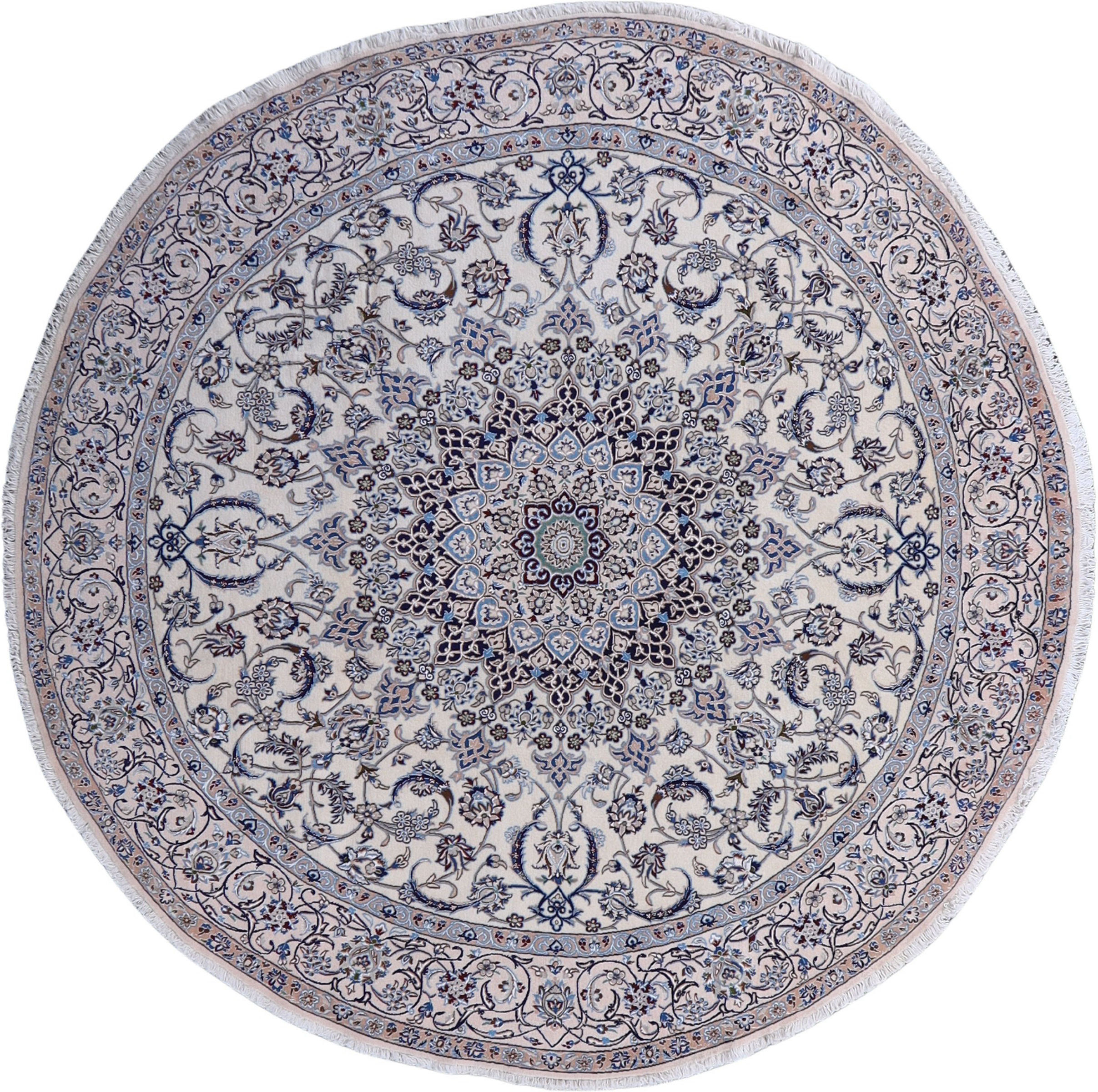 Orientteppiche Rund Groß - Nain 250 x 250 cm