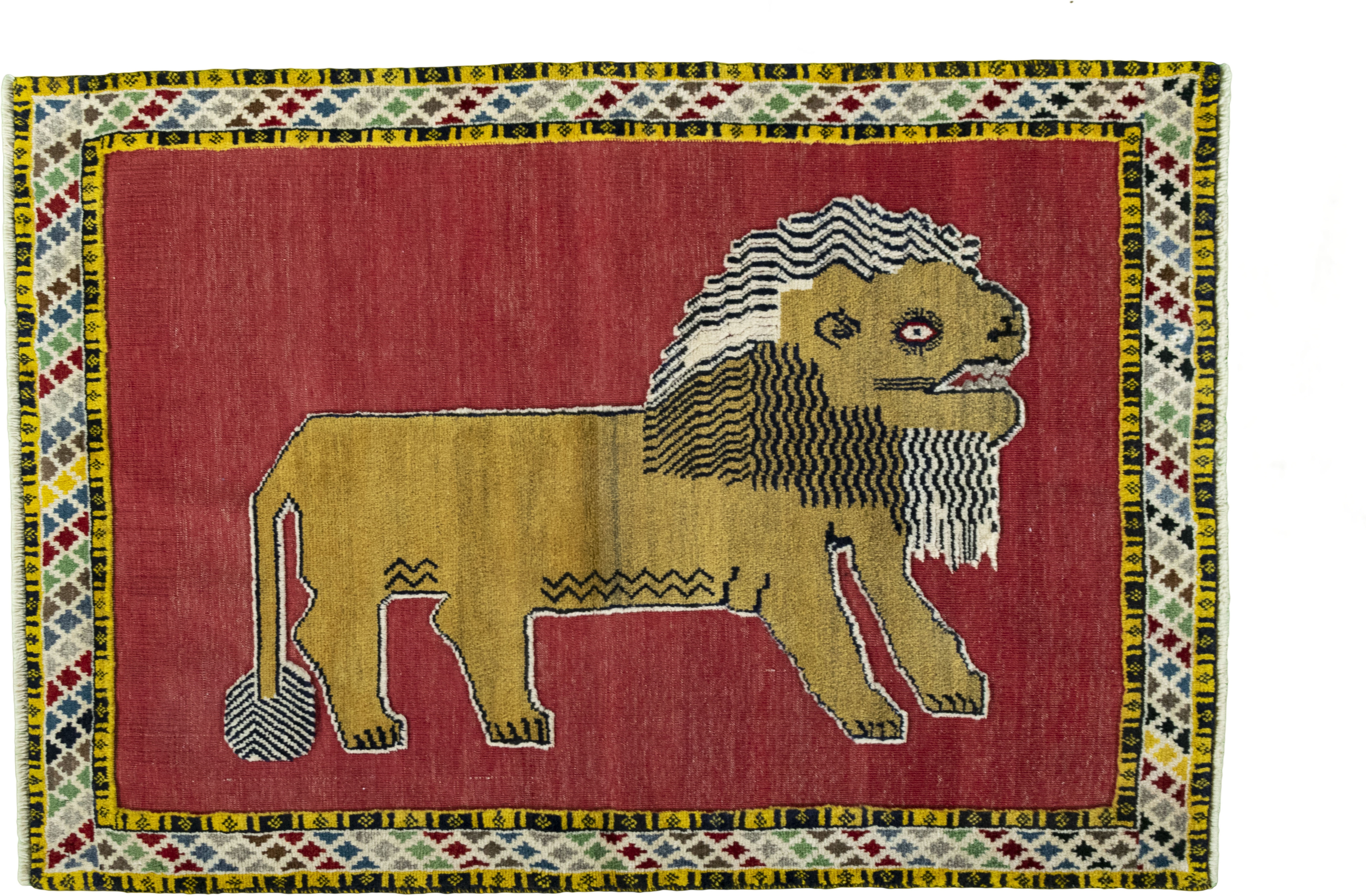 Teppich 120x150 - Gabbeh nature 110 x 158 cm