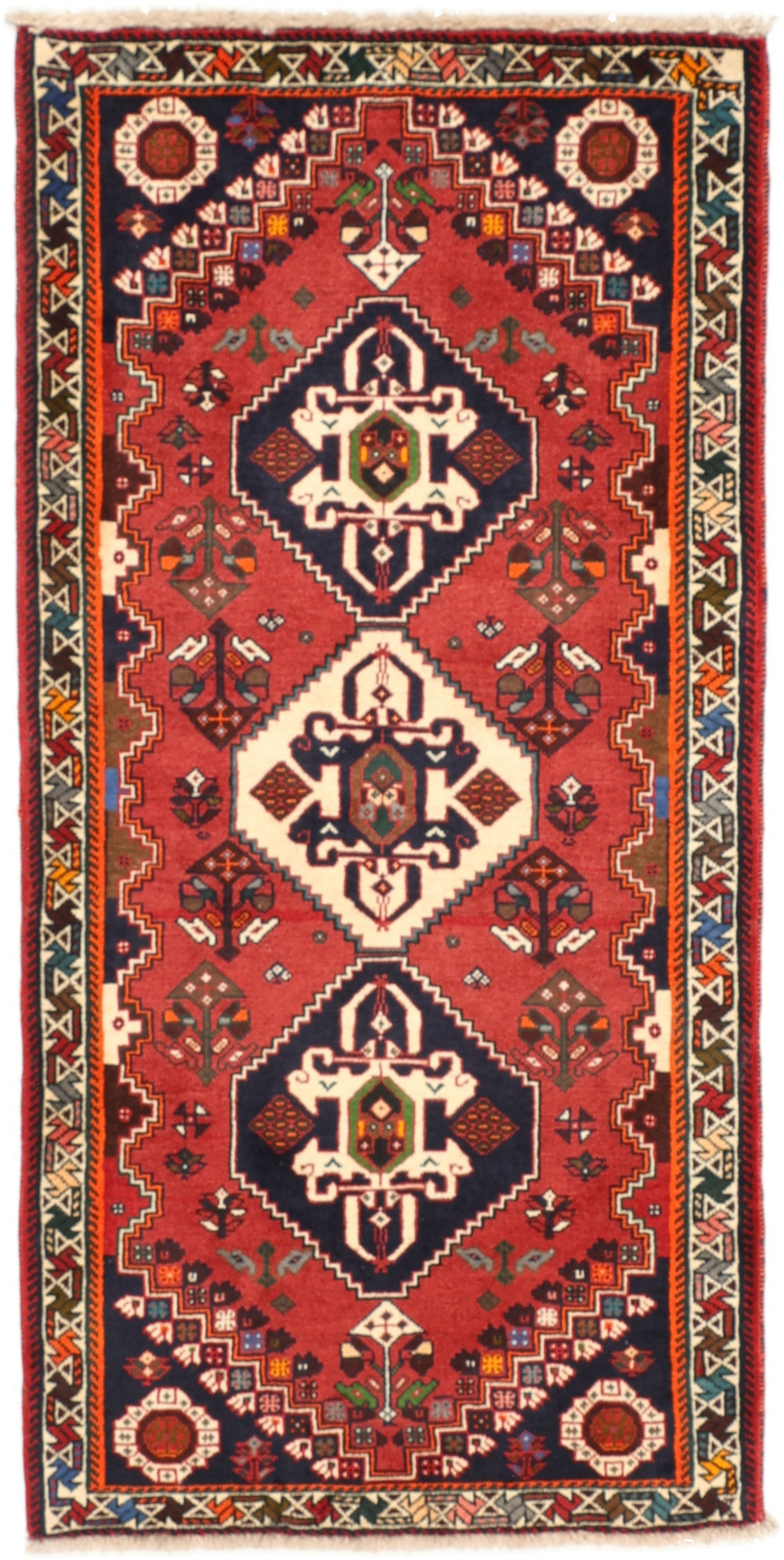 Teppich 90x180 - Gashghai 83 x 174 cm