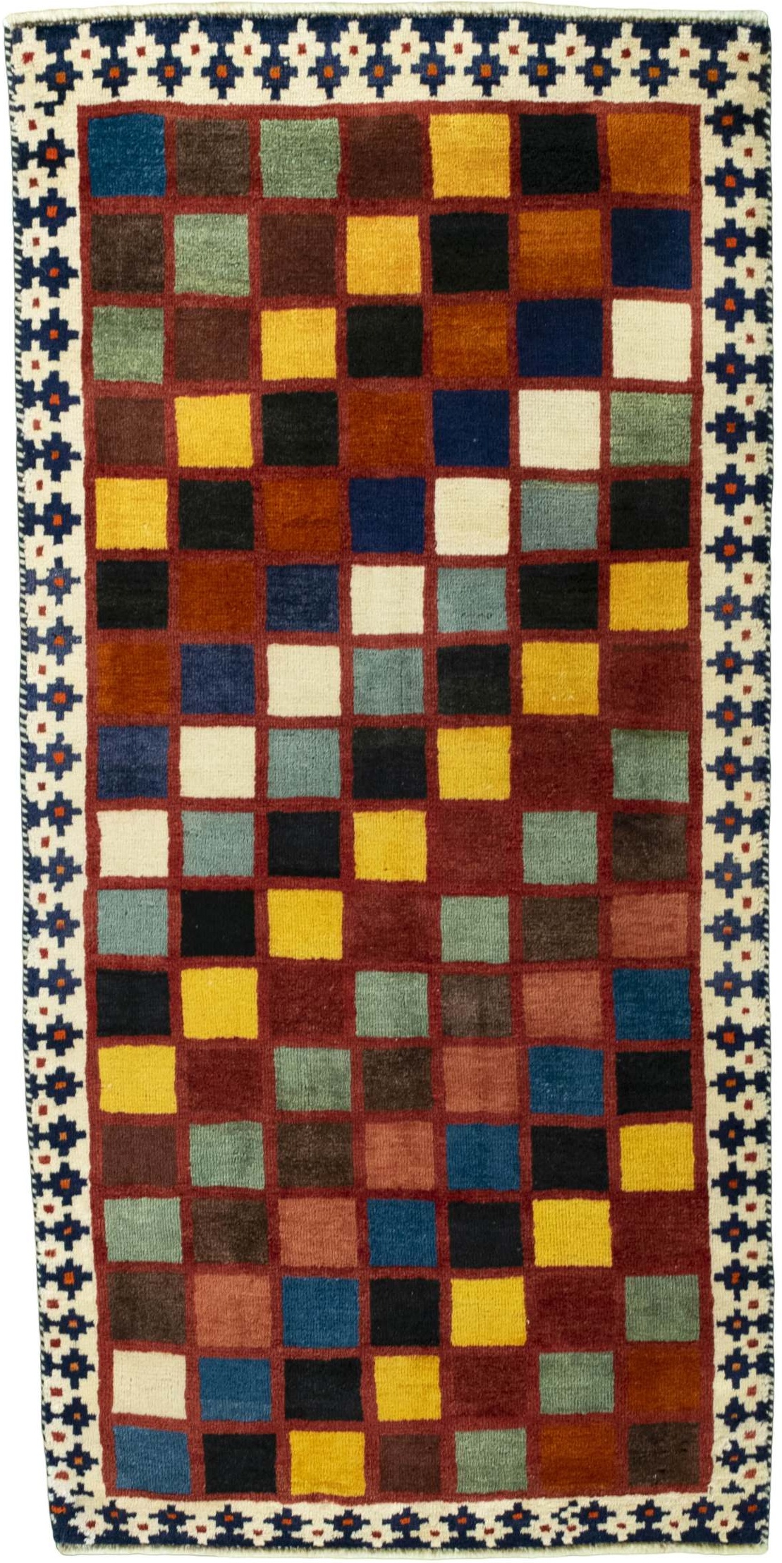 Teppich 80x160 - Gabbeh nature 75 x 152 cm