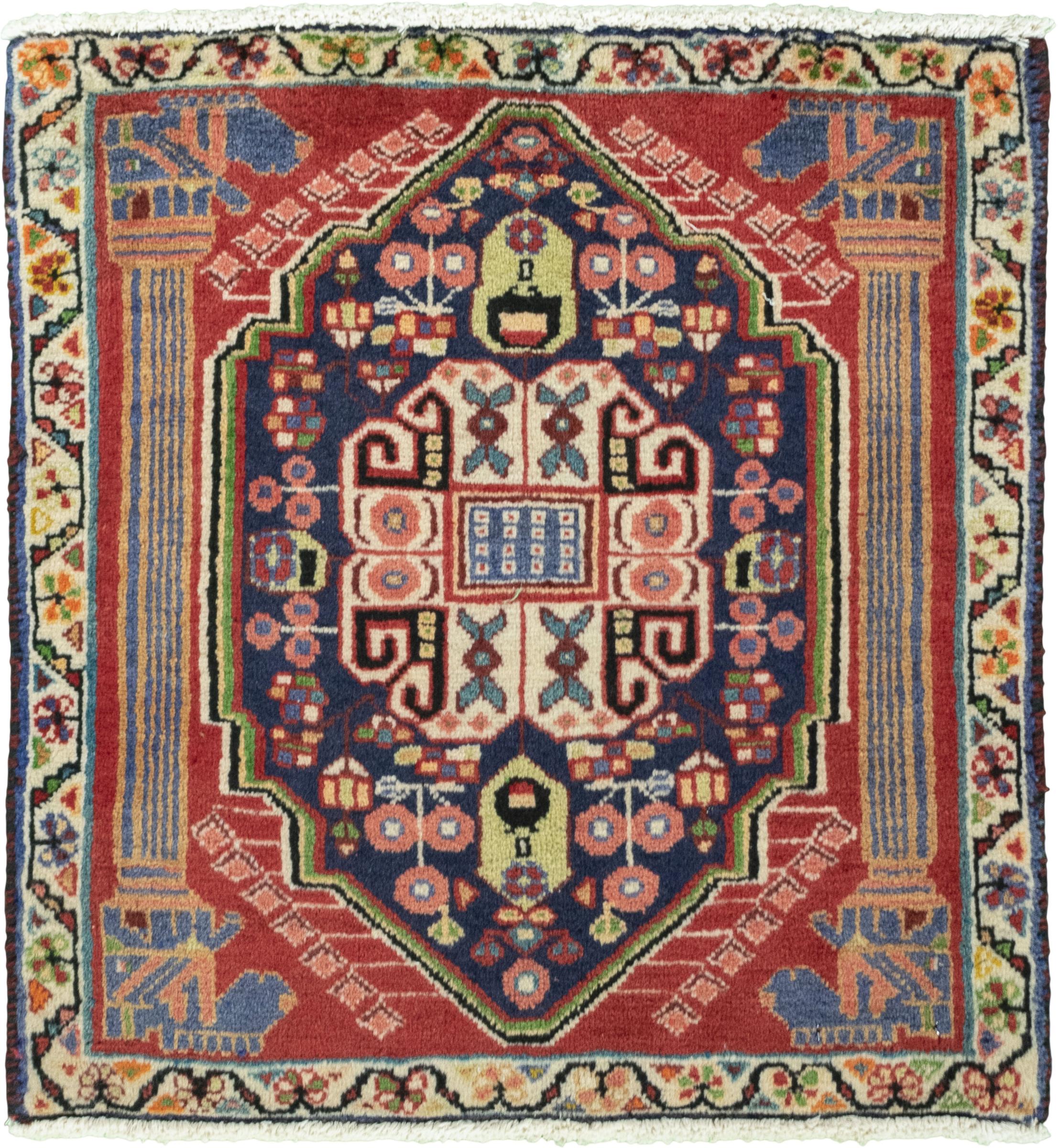 Τετράγωνα χαλιά - Shiraz 59 x 64 cm