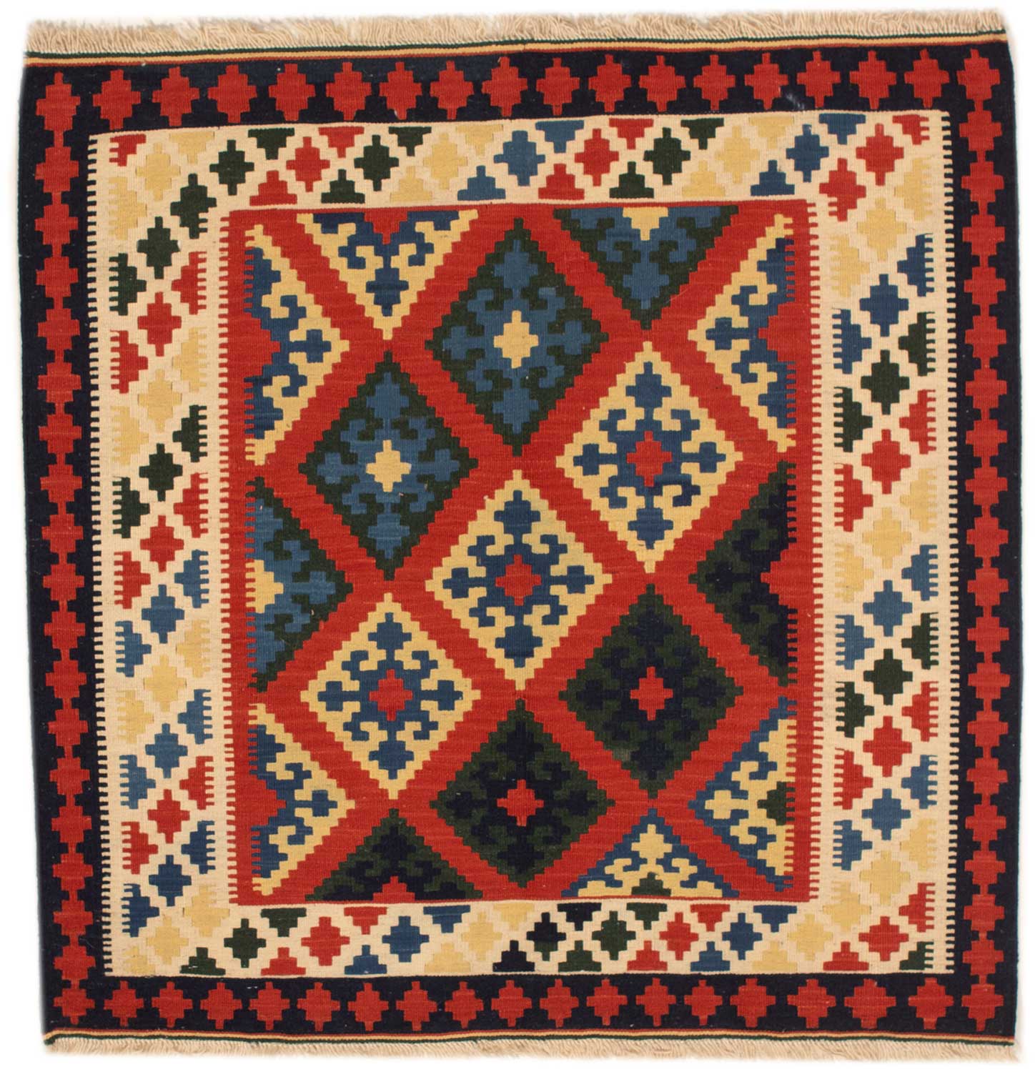 Kelim Teppiche Quadratisch - Kelim 103 x 105 cm