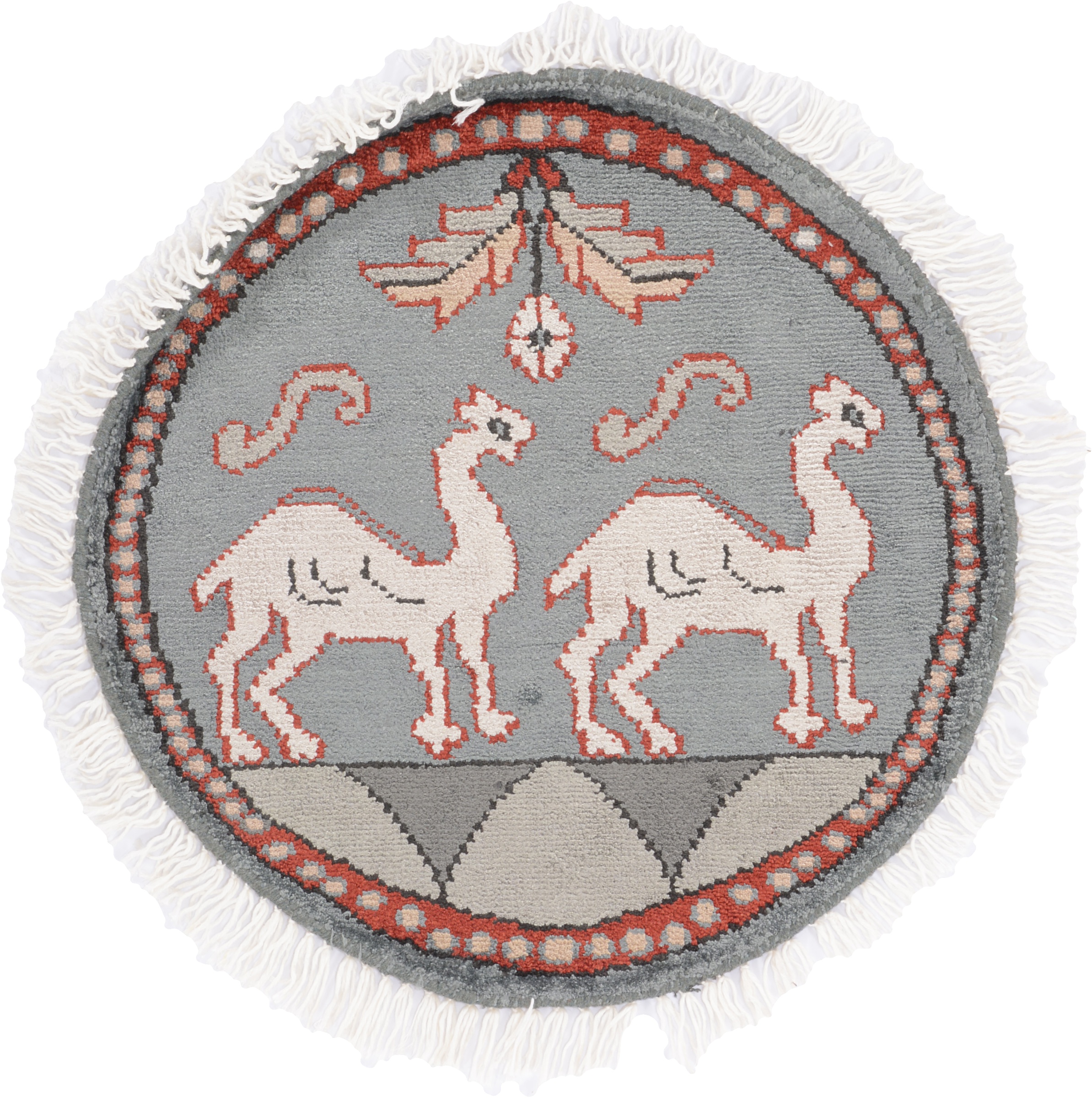 Orientalske Tepper Små Runde - Agra 45 x 45 cm