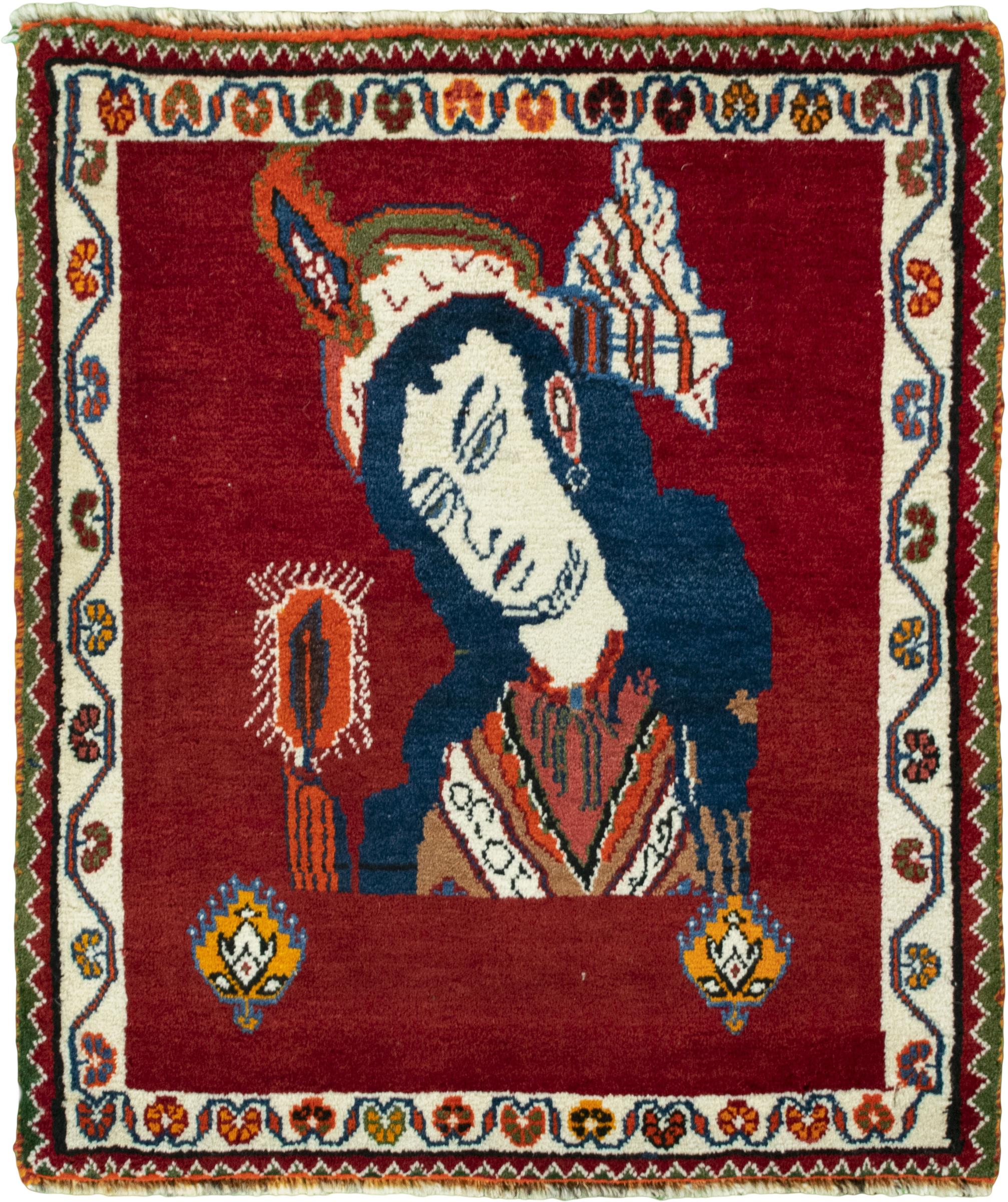 Τετράγωνα χαλιά - Shiraz 63 x 72 cm