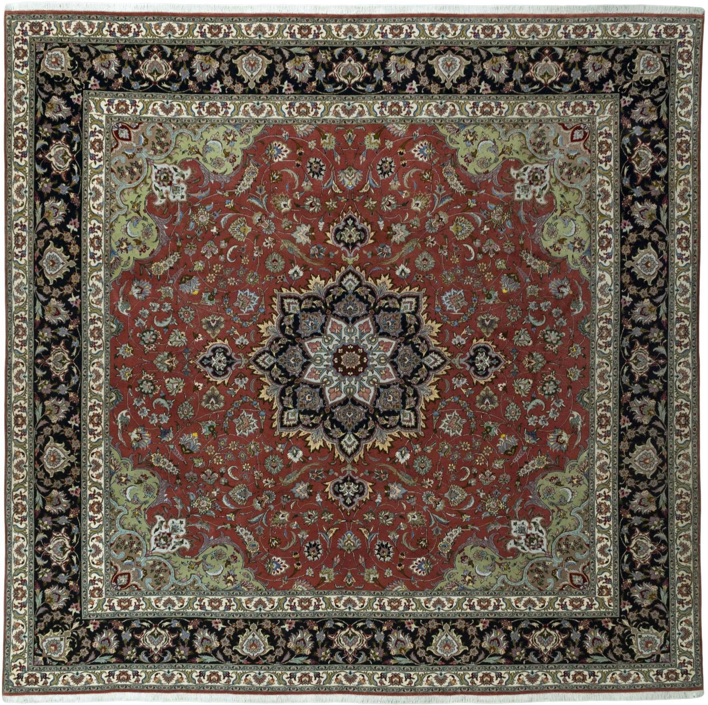 Kvadratisk Teppe 300x300 - Tabriz 300 x 294 cm
