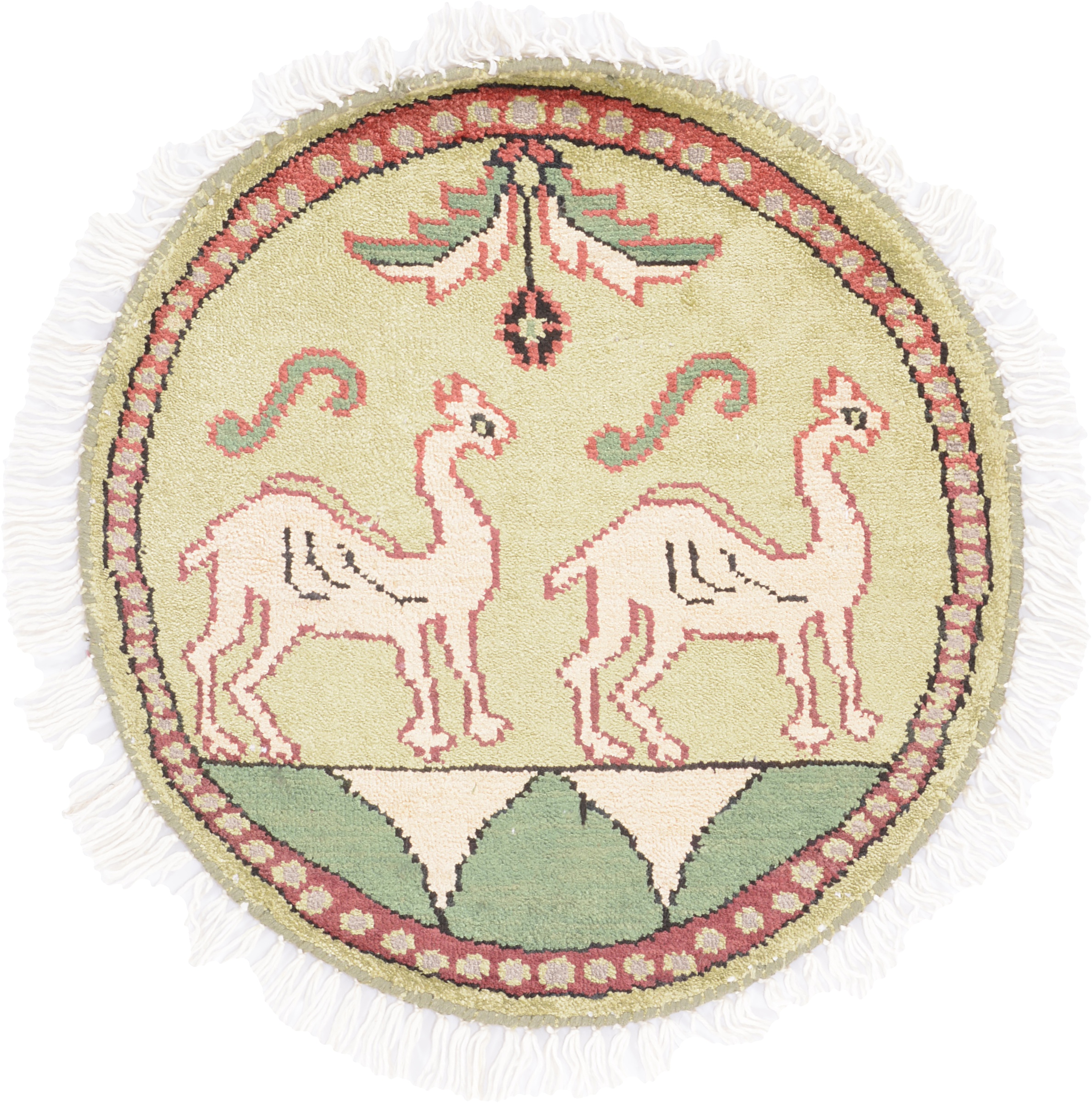 Orientalske Tepper Små Runde - Agra 45 x 45 cm