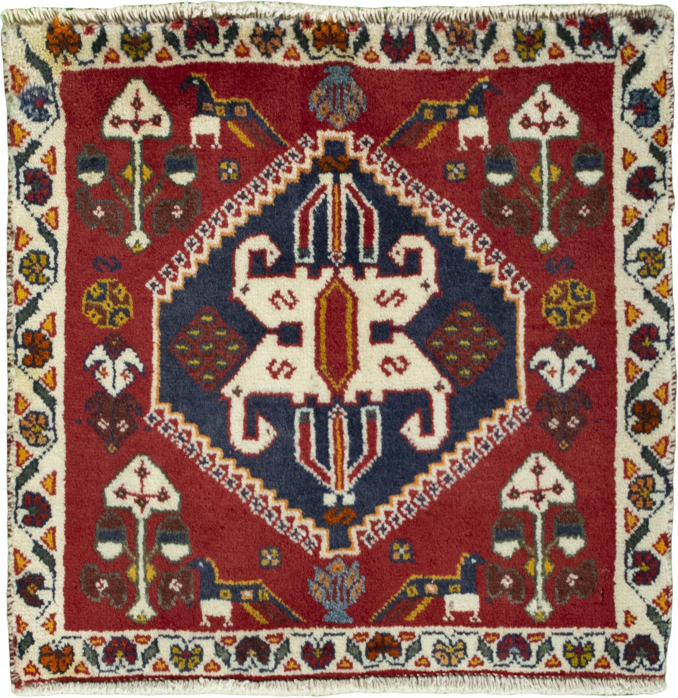 Τετράγωνα χαλιά - Shiraz 63 x 61 cm