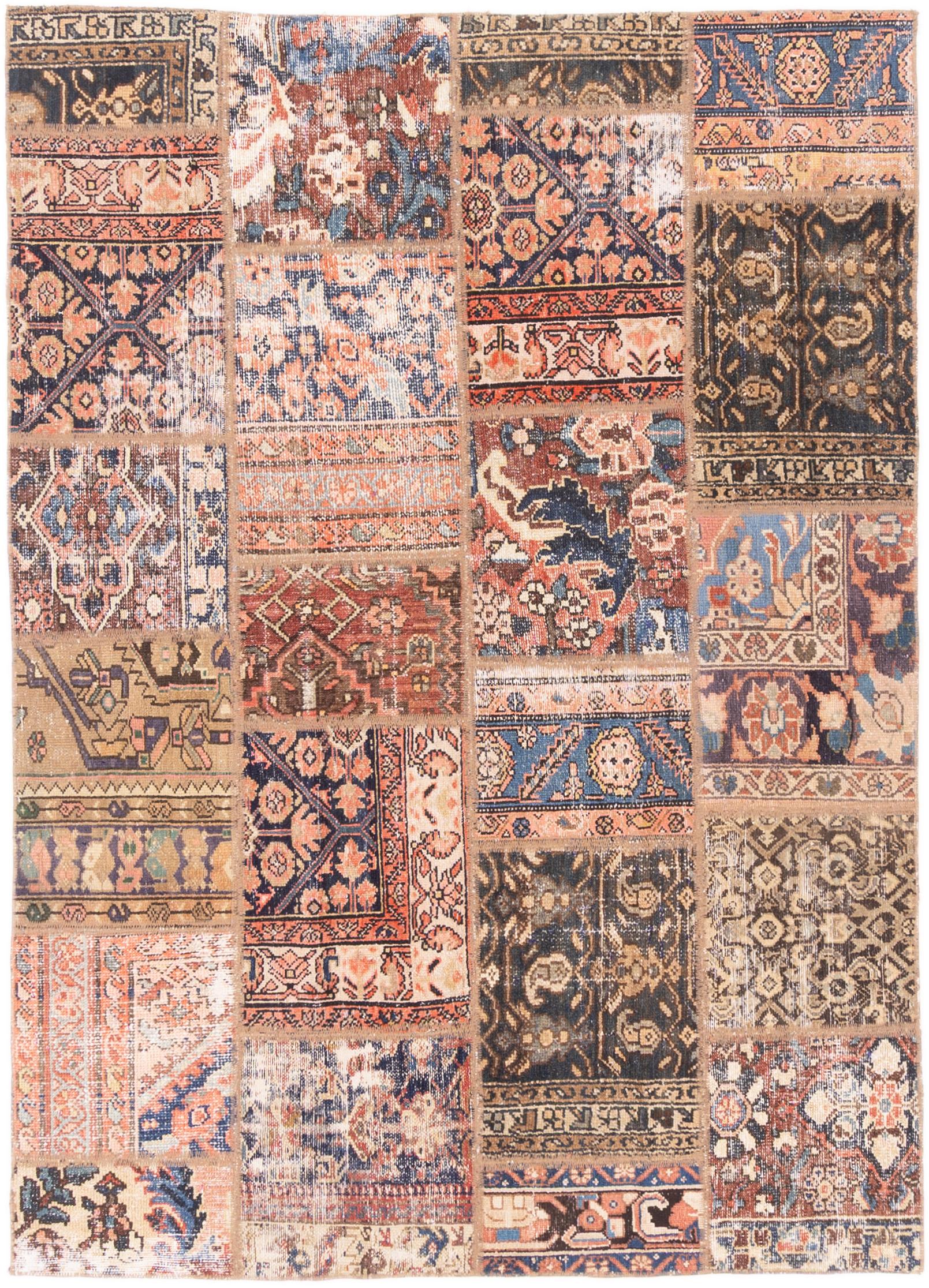 Teppiche 140x200 - Patchwork 146 x 200 cm