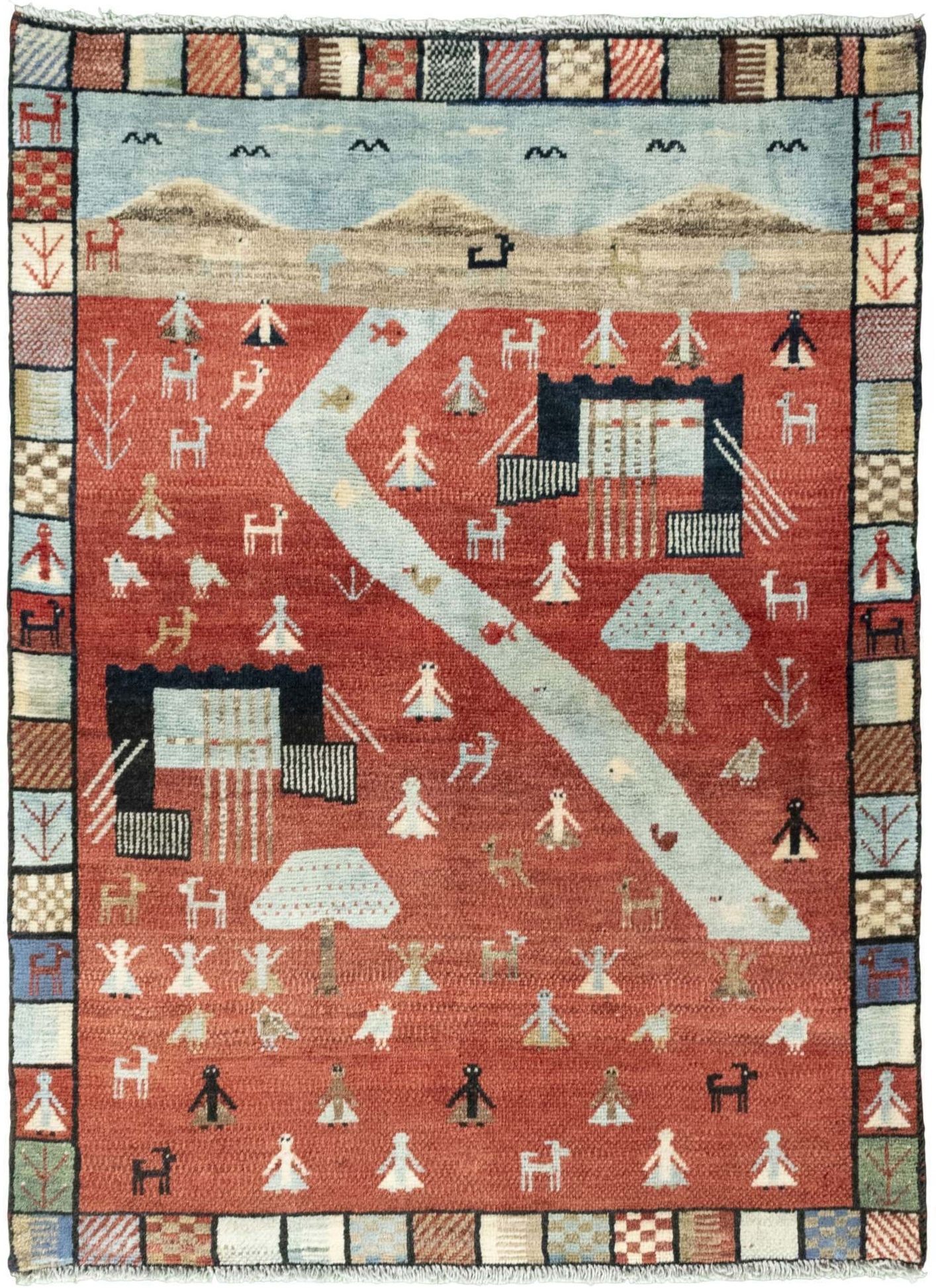 Gabbeh Rugs - Gabbeh 98 x 135 cm