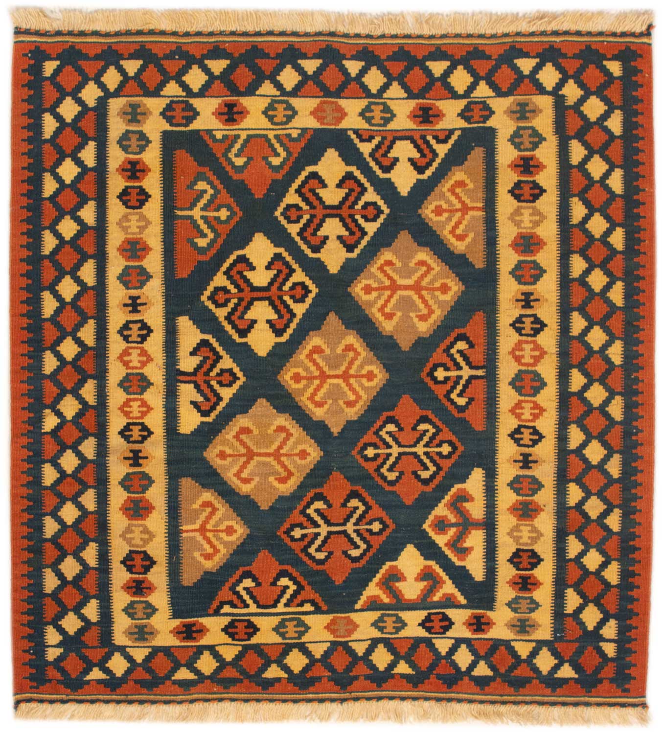 Kelim Teppiche Quadratisch - Kelim 100 x 104 cm