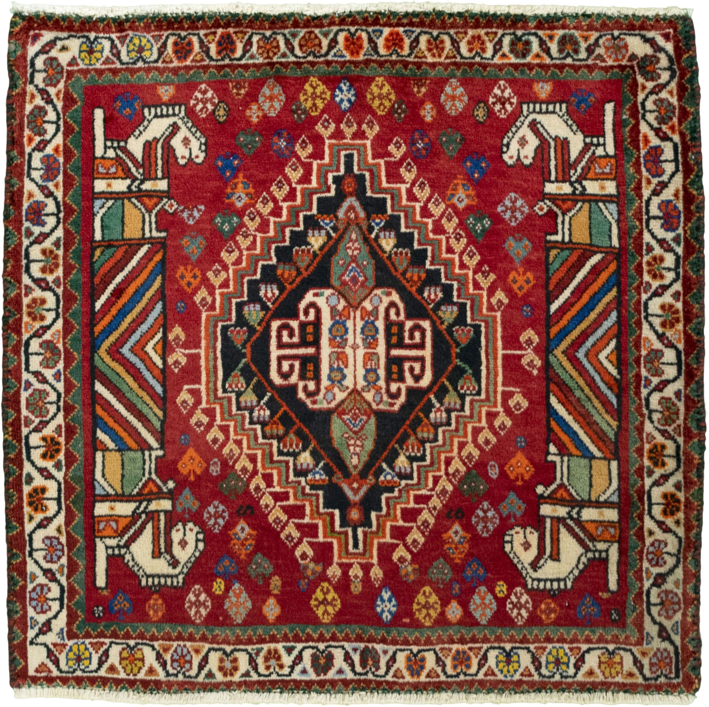Nomádské Koberce - Shiraz 65 x 63 cm