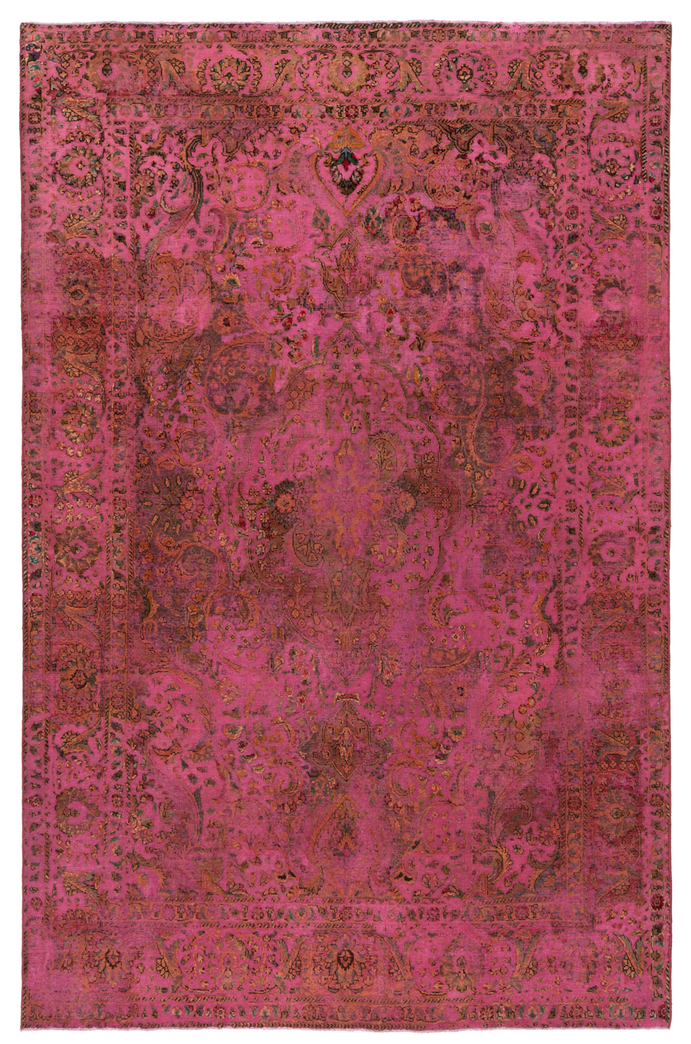 Vintage Teppiche Rosa - Vintage 193 x 304 cm