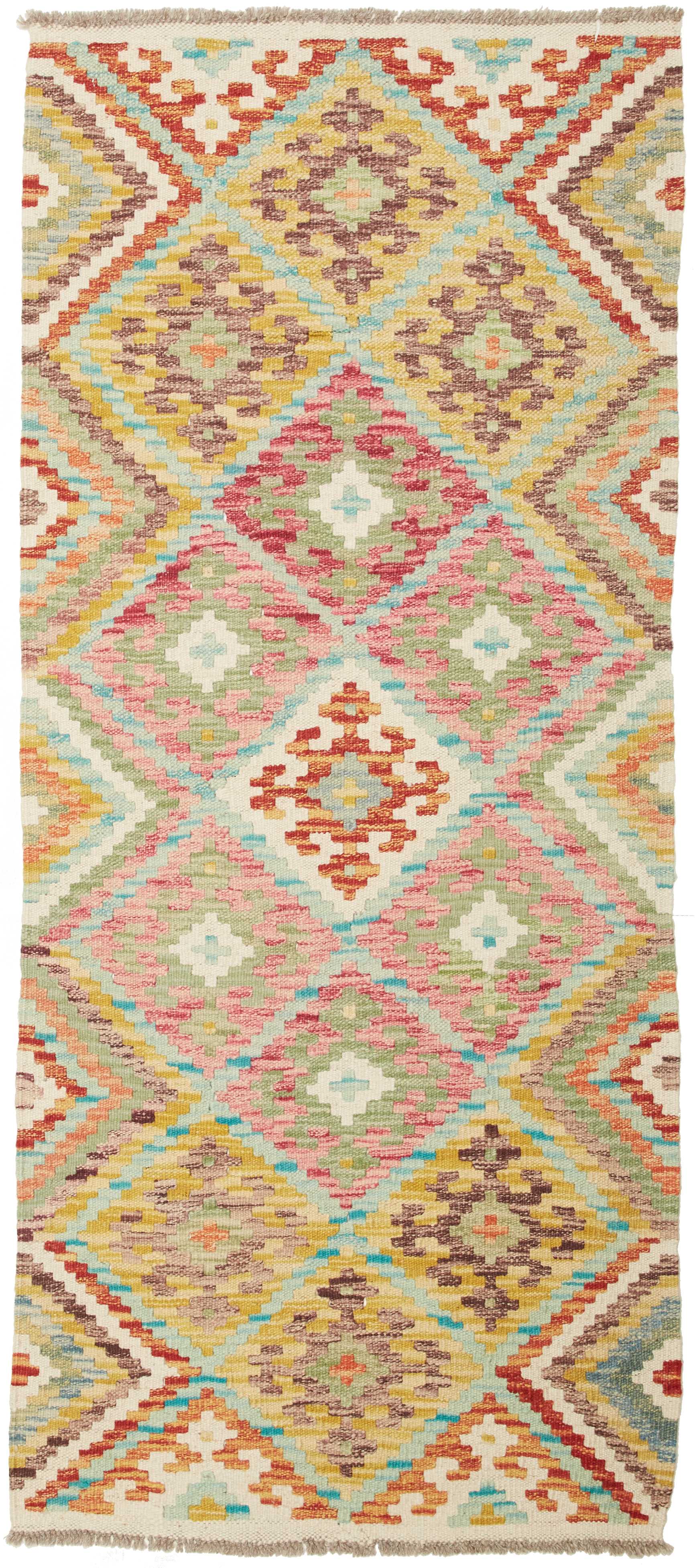 Teppich 80x160 - Kelim 75 x 169 cm