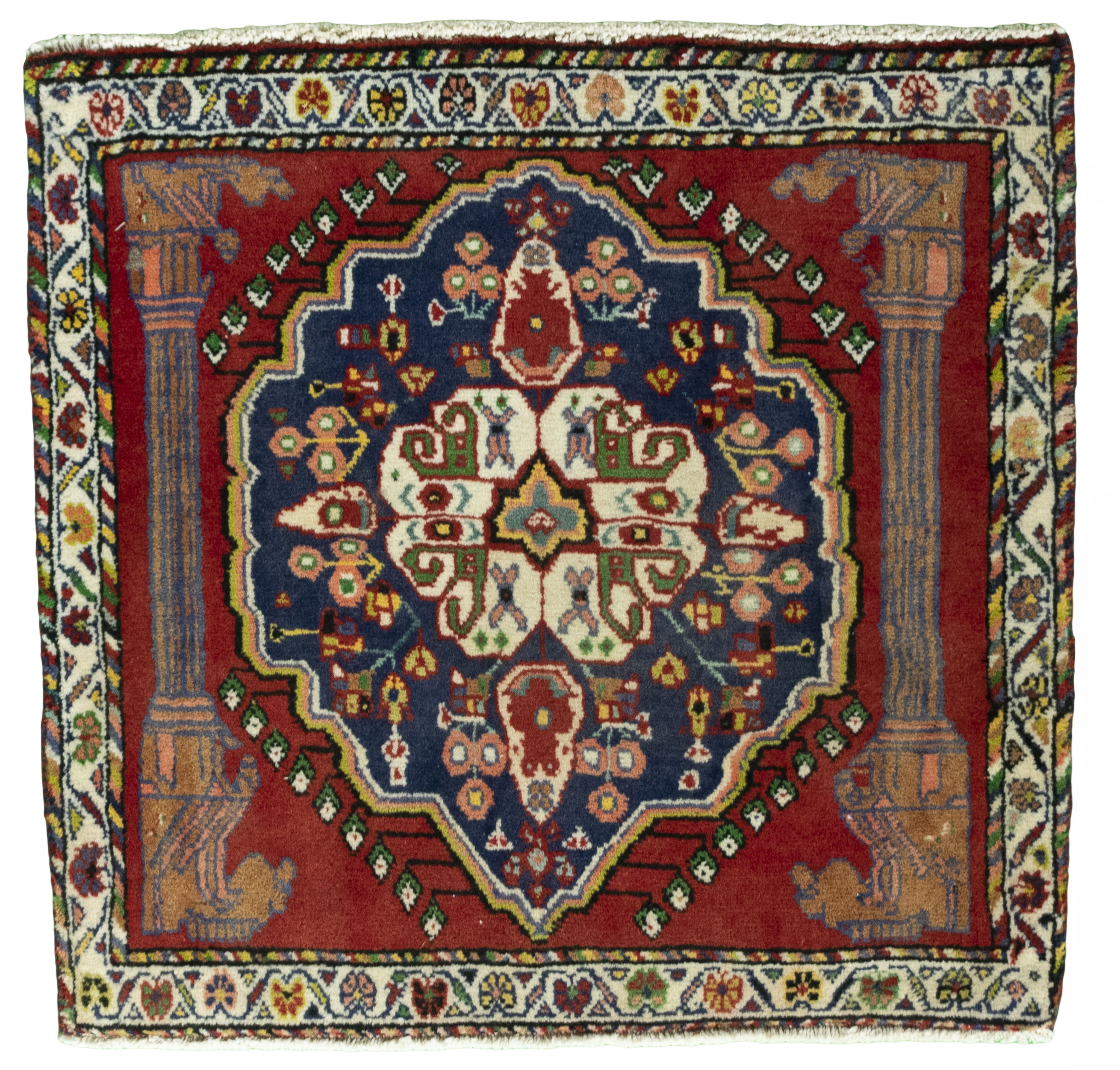 Neliön muotoiset matot - Shiraz 65 x 62 cm