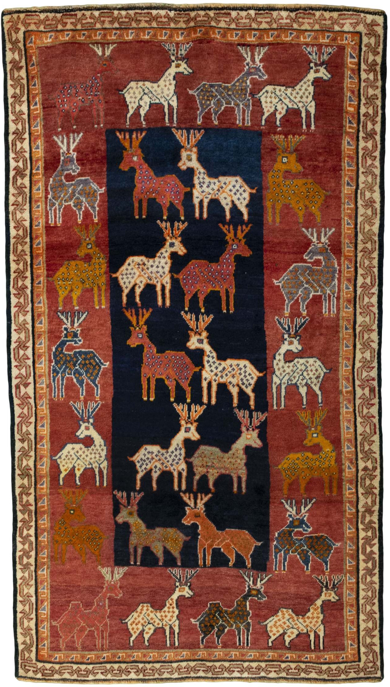 Teppich 120x240 - Gabbeh nature 129 x 231 cm