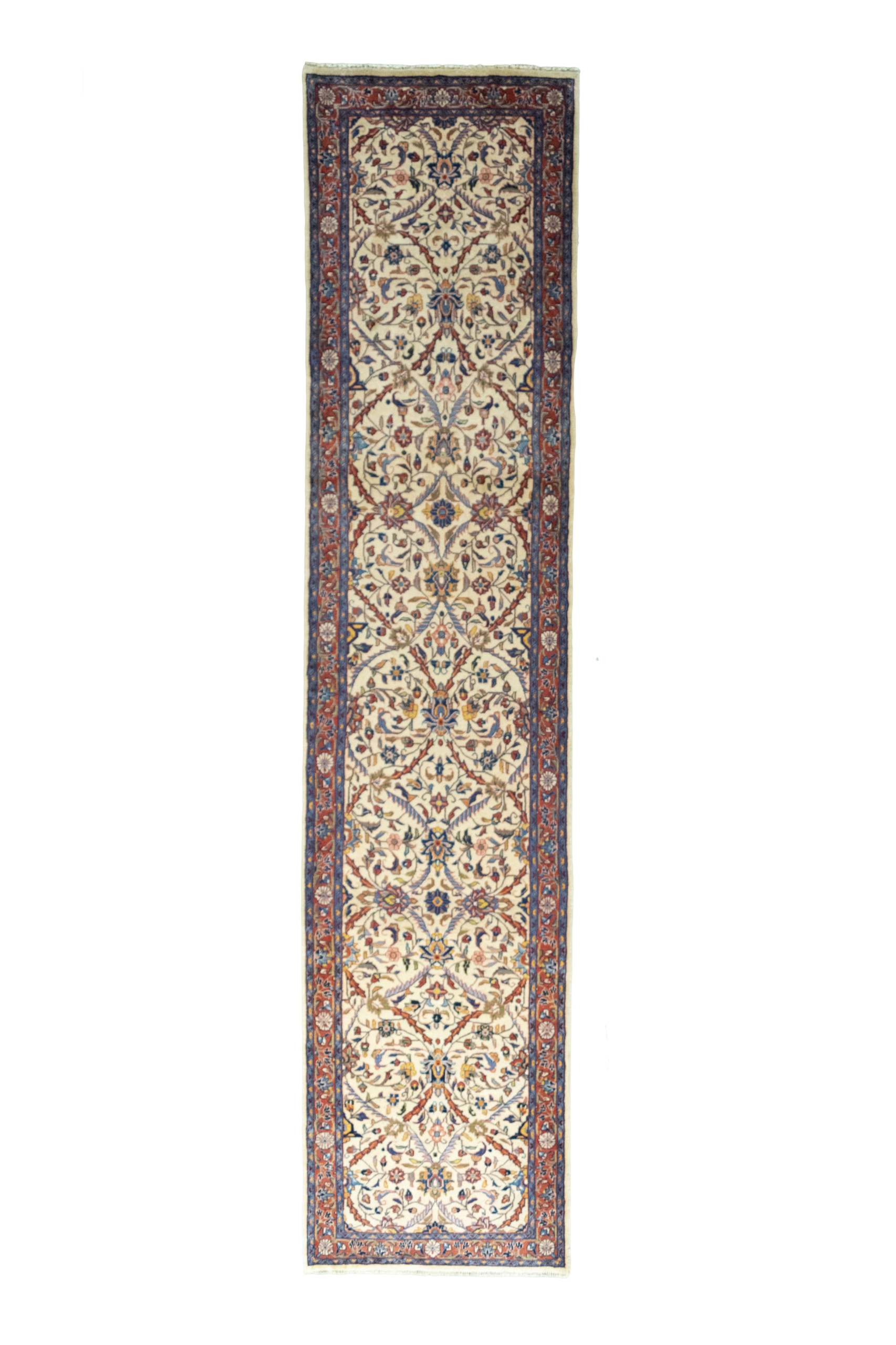 Teppich Läufer Beige - Sarough 85 x 380 cm