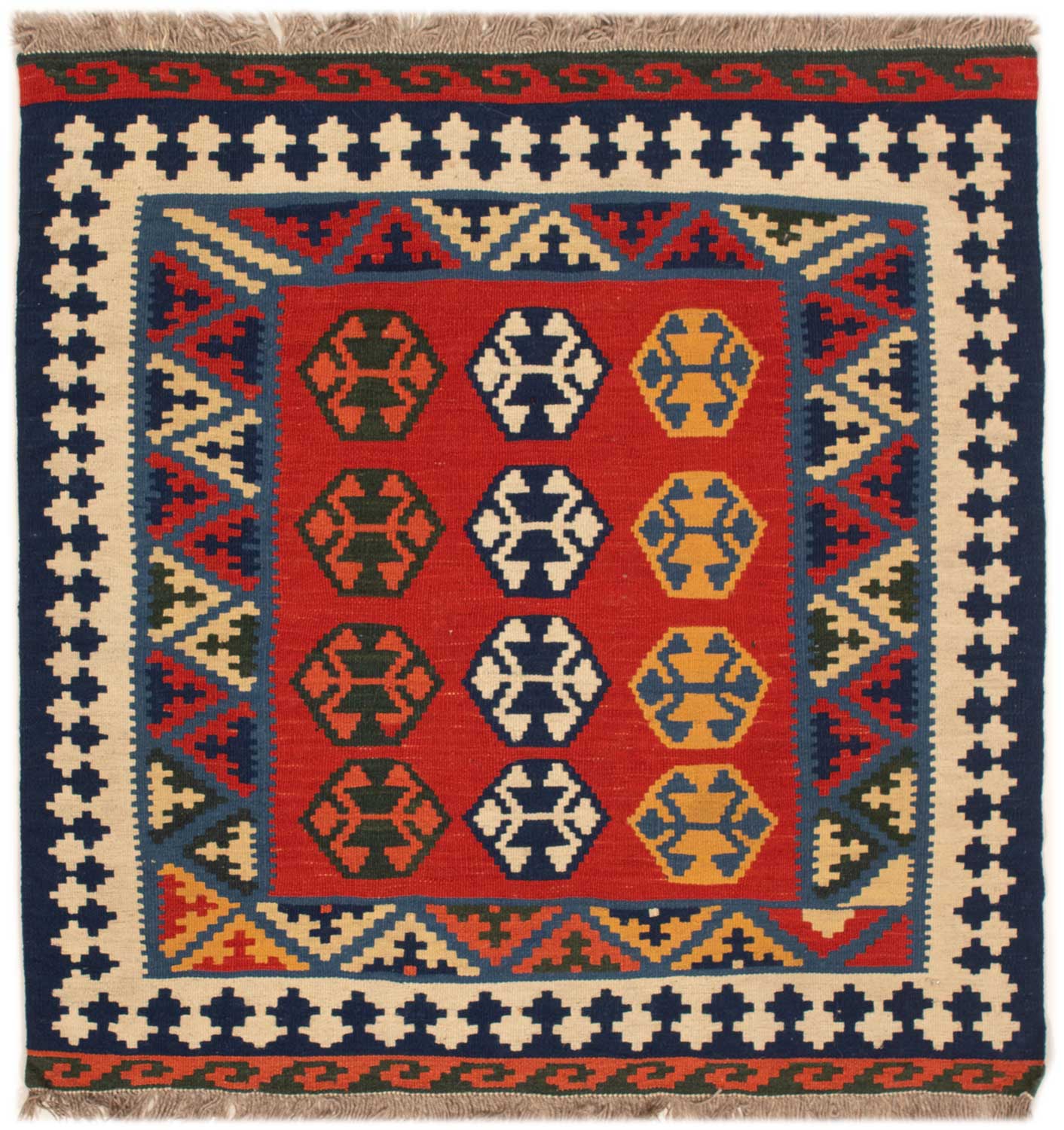 Kelim Teppiche Quadratisch - Kelim 100 x 102 cm