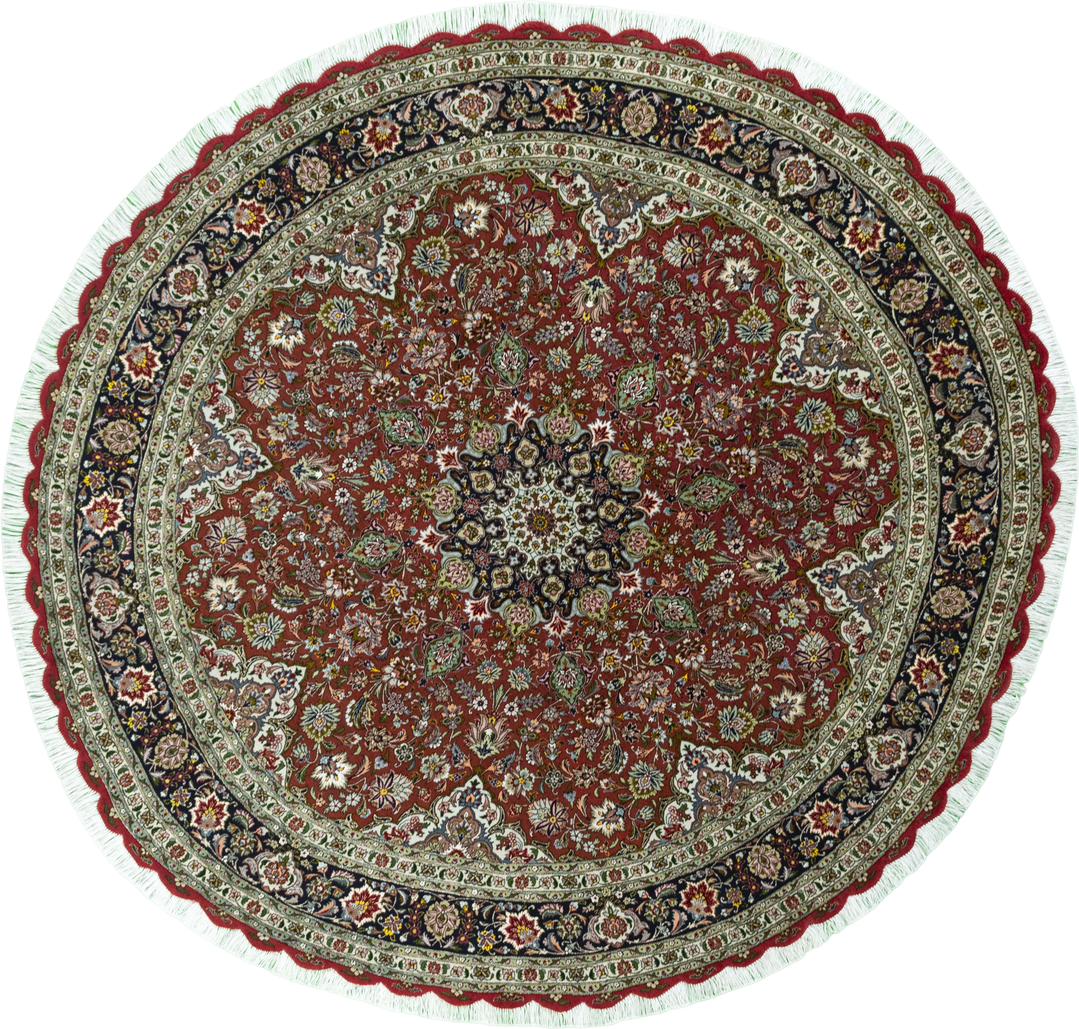 Tapetes Persas Redondos - Tabriz 218 x 205 cm