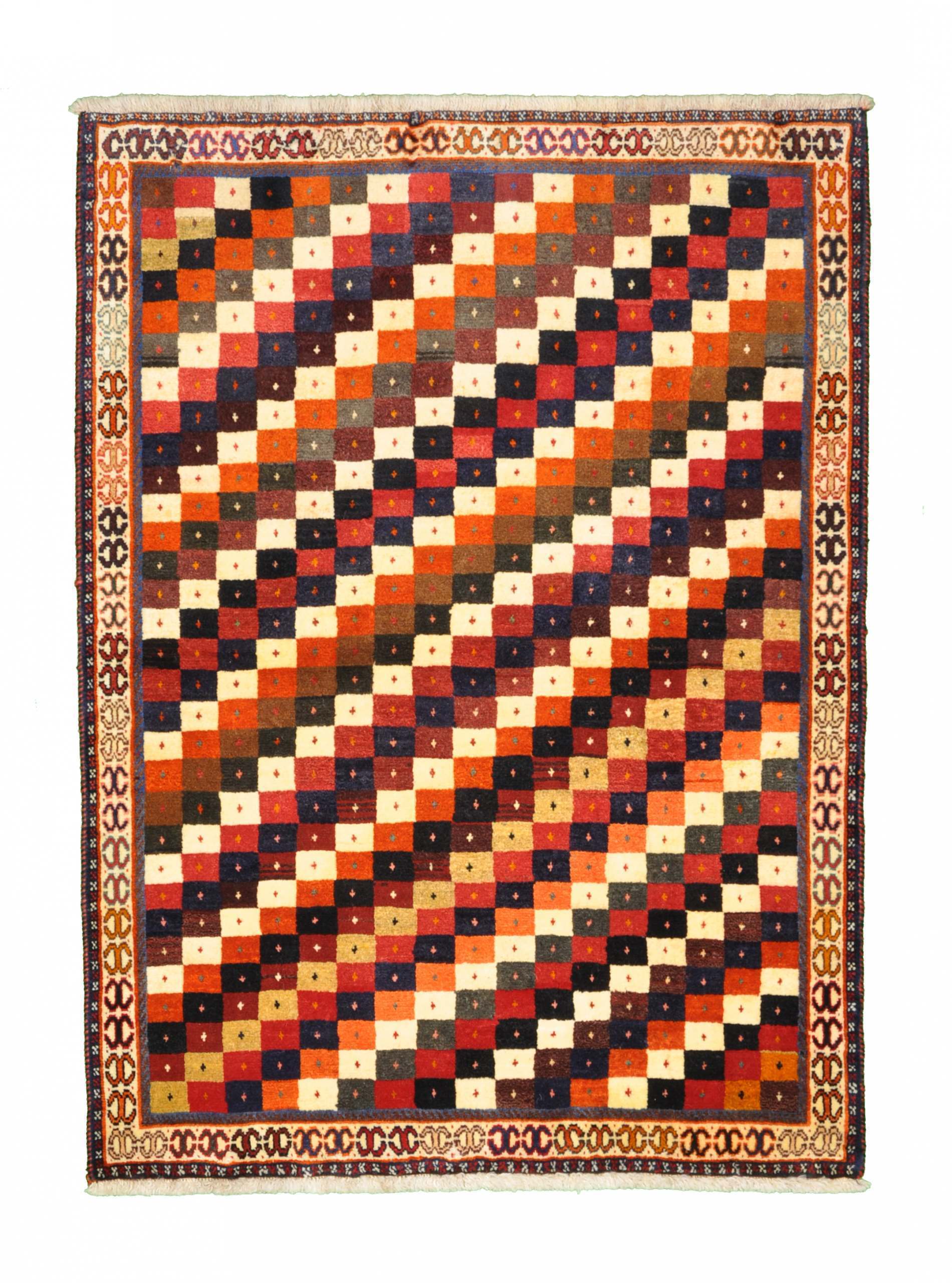 Teppich 120x160 - Gabbeh nature 115 x 160 cm