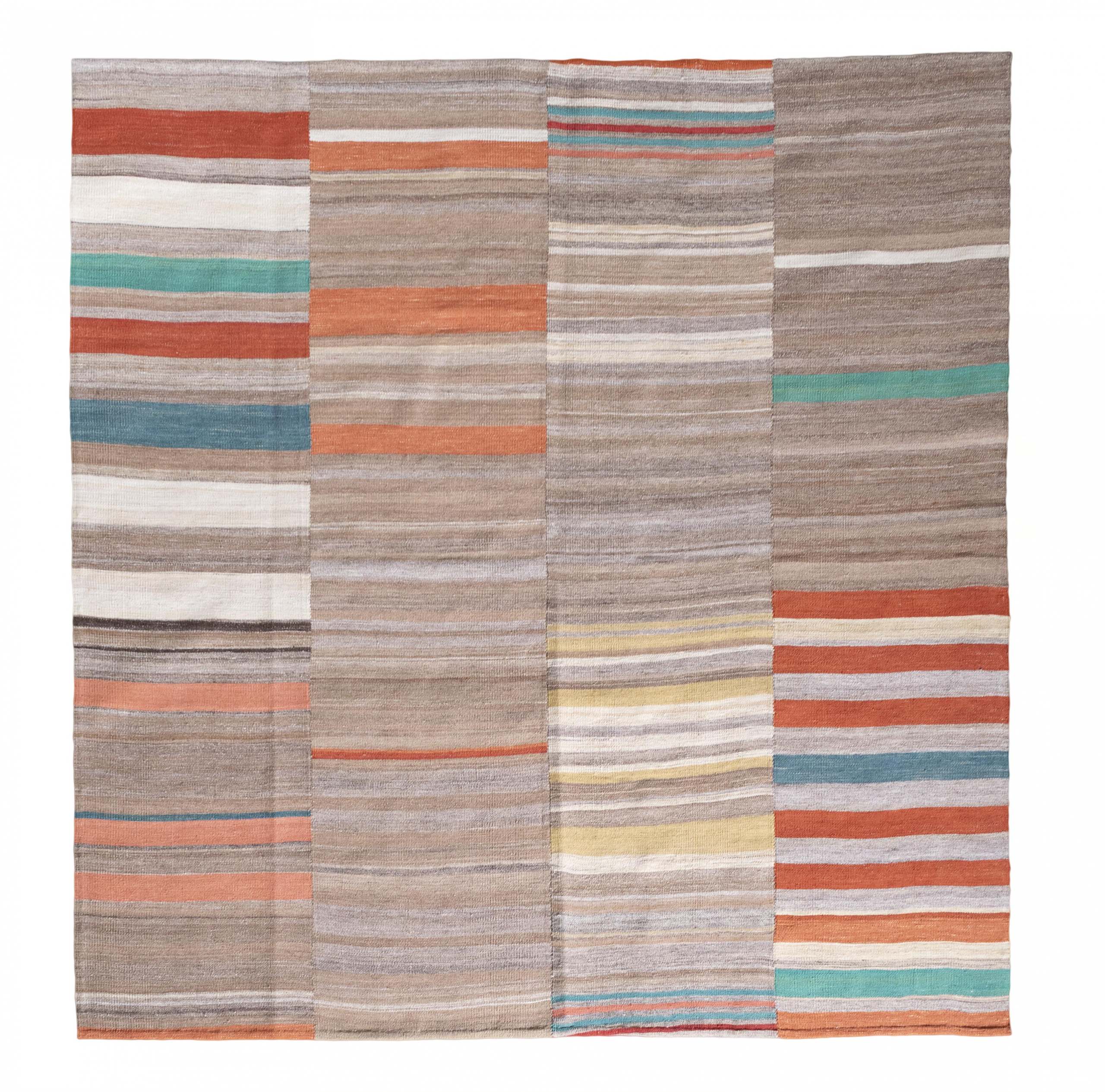 Kelim Teppiche Quadratisch - Kelim Kiasar 204 x 214 cm