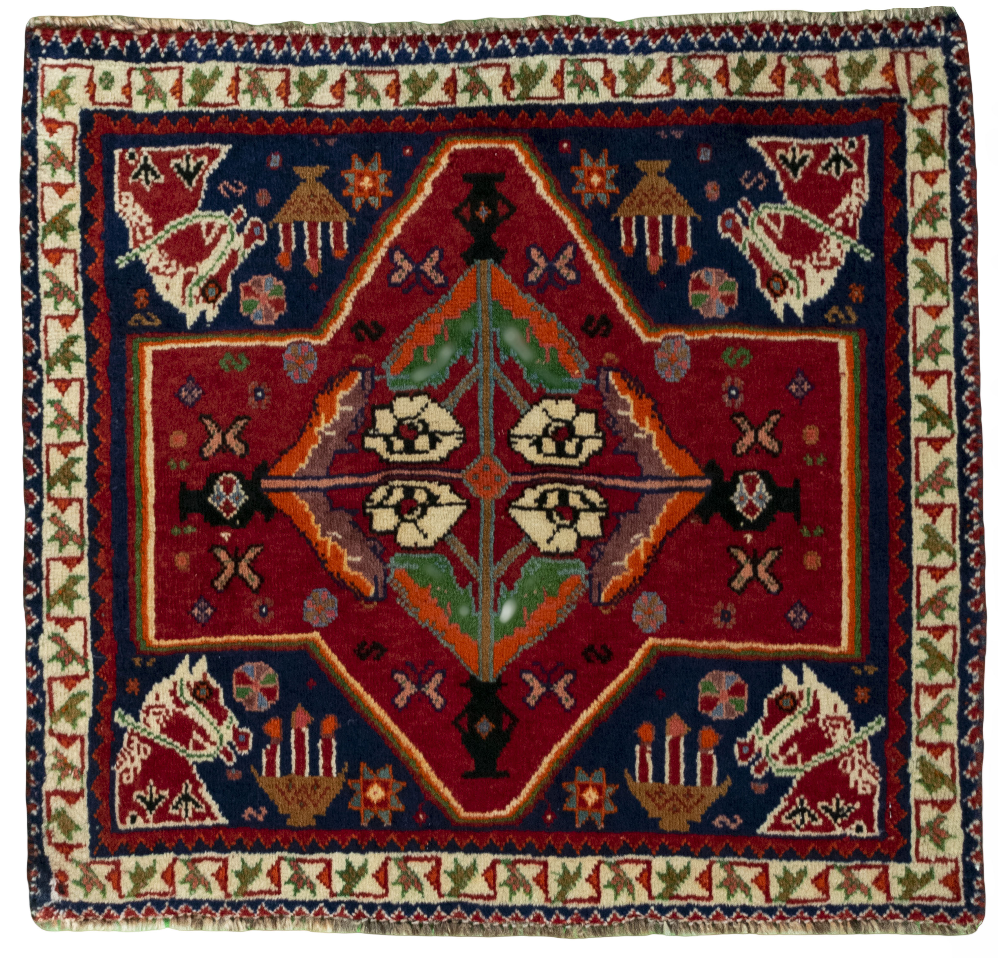 Τετράγωνα χαλιά - Shiraz 64 x 60 cm