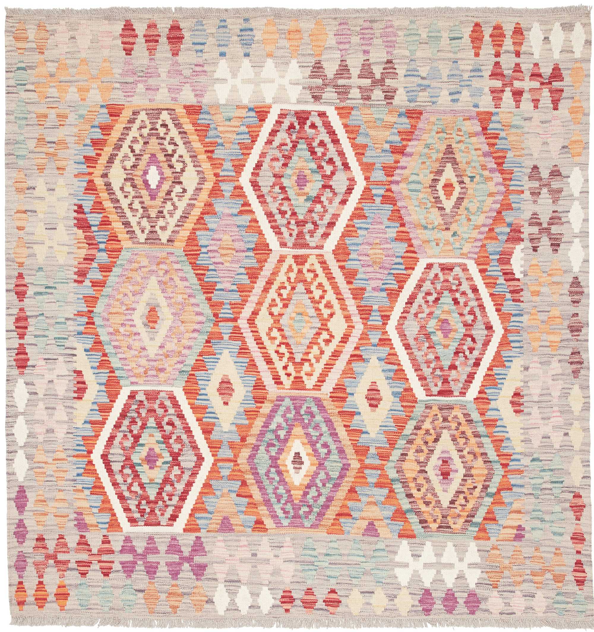 Teppich 150x160 - Kelim 148 x 152 cm