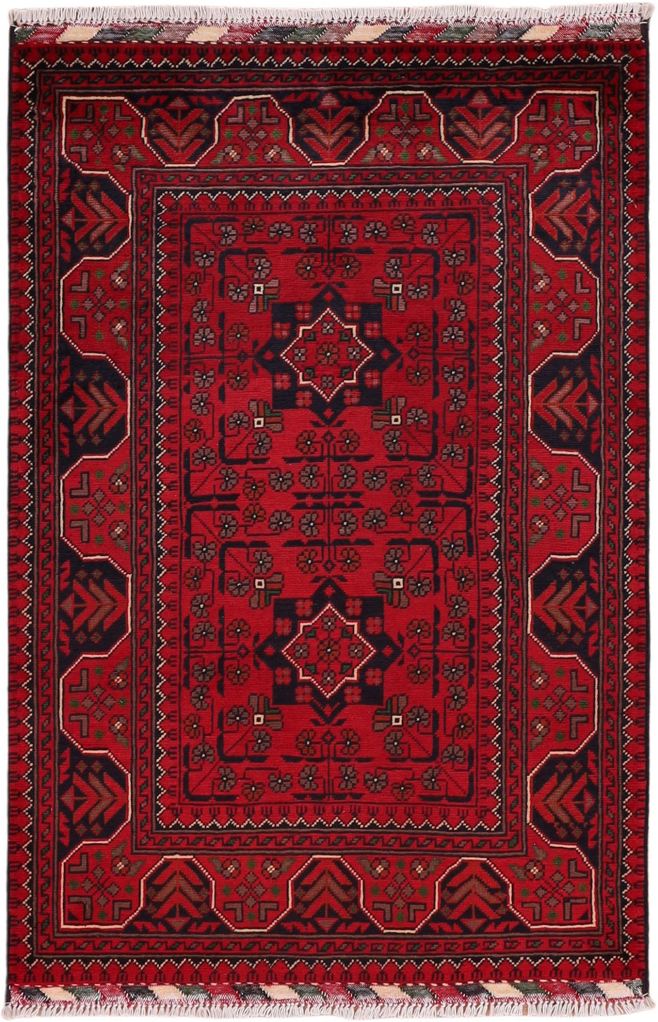 Afghanske Tæpper - Afghan 82 x 122 cm