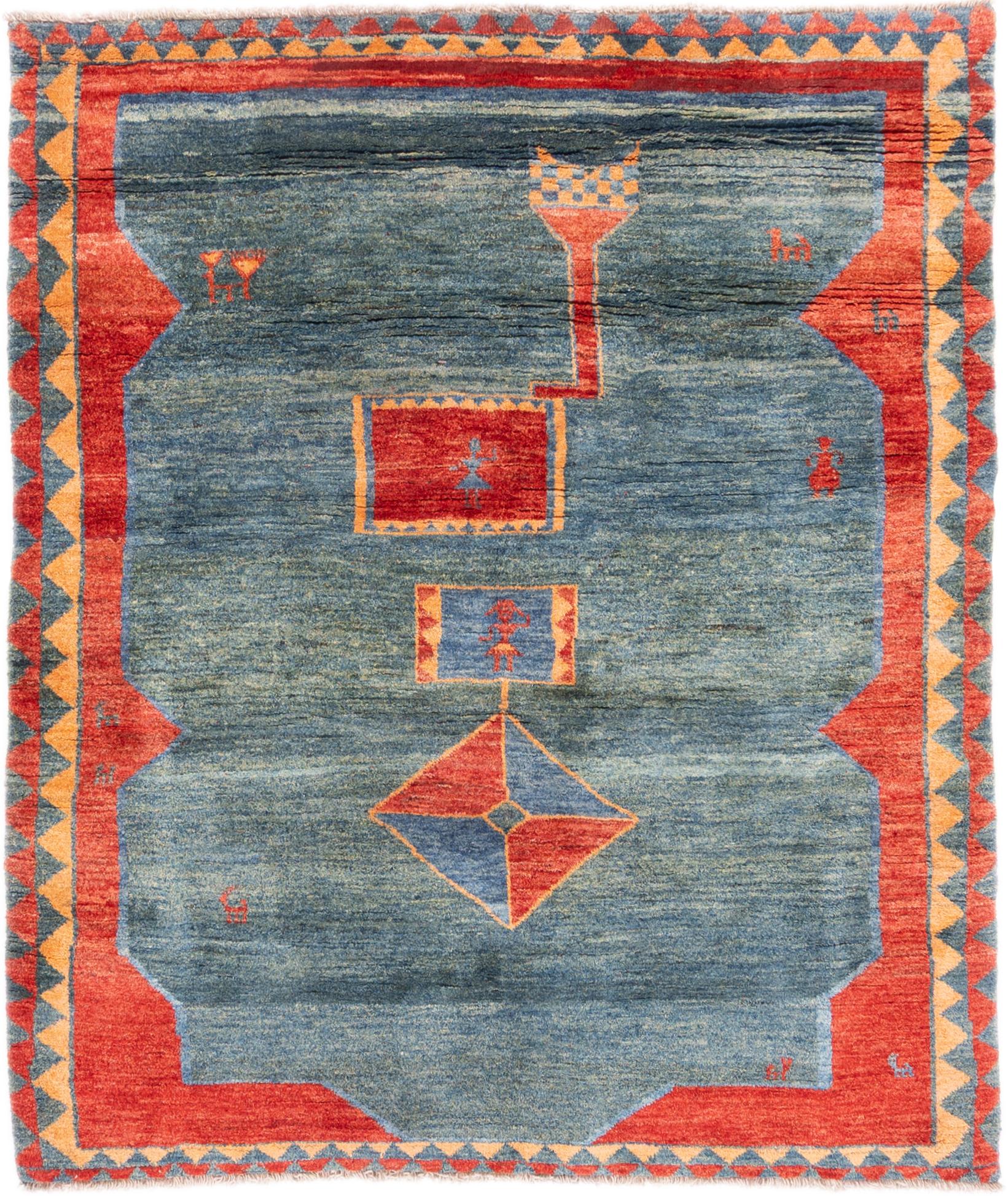 Alfombras de lana - Gabbeh 175 x 207 cm