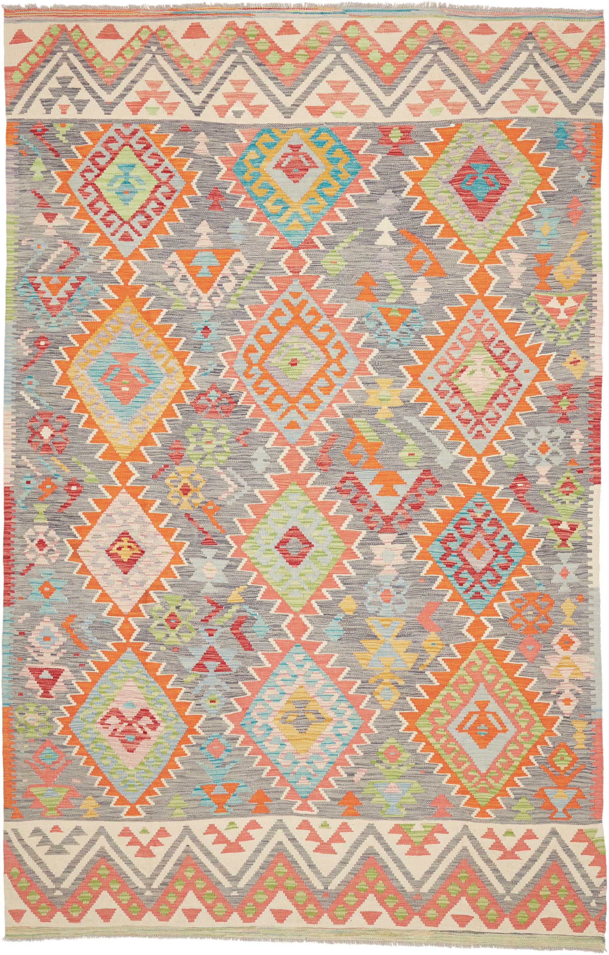 Kelim Teppiche 200x300 - Kelim 204 x 316 cm