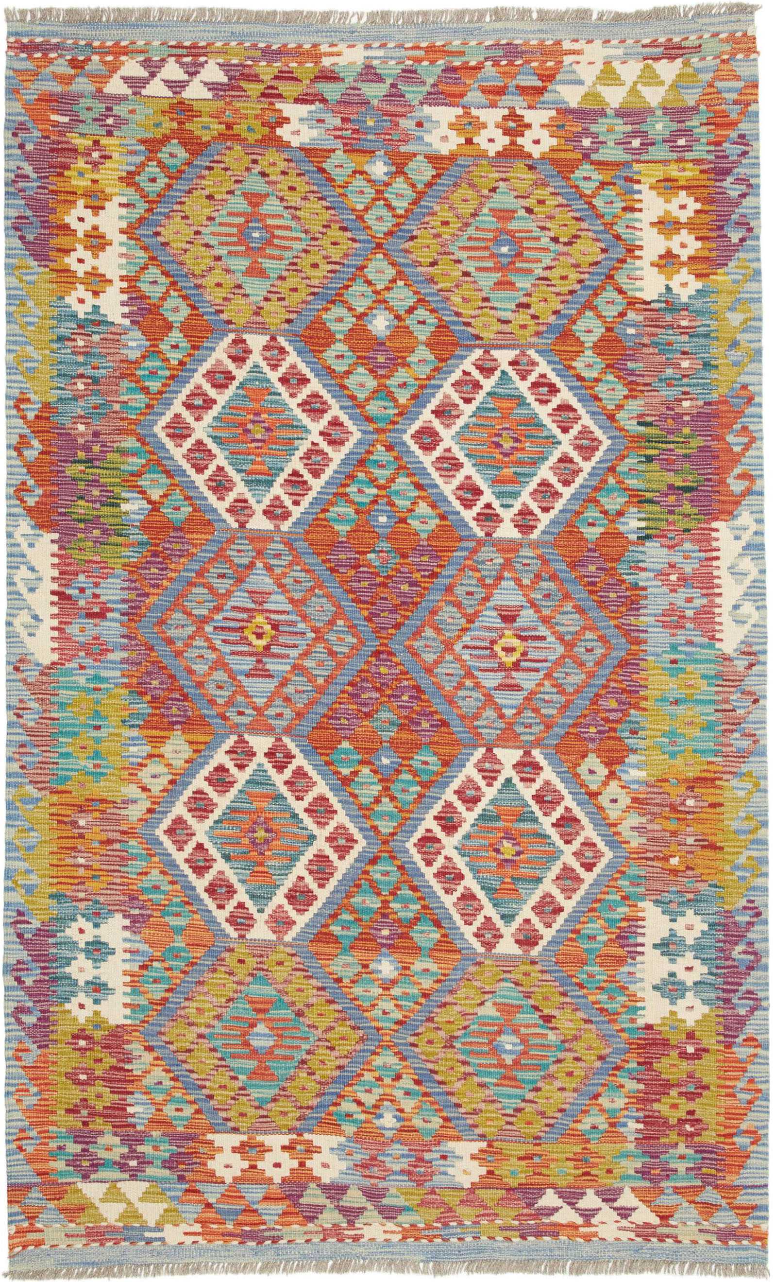 Kelim Tepper 140x200 - Kelim 125 x 203 cm