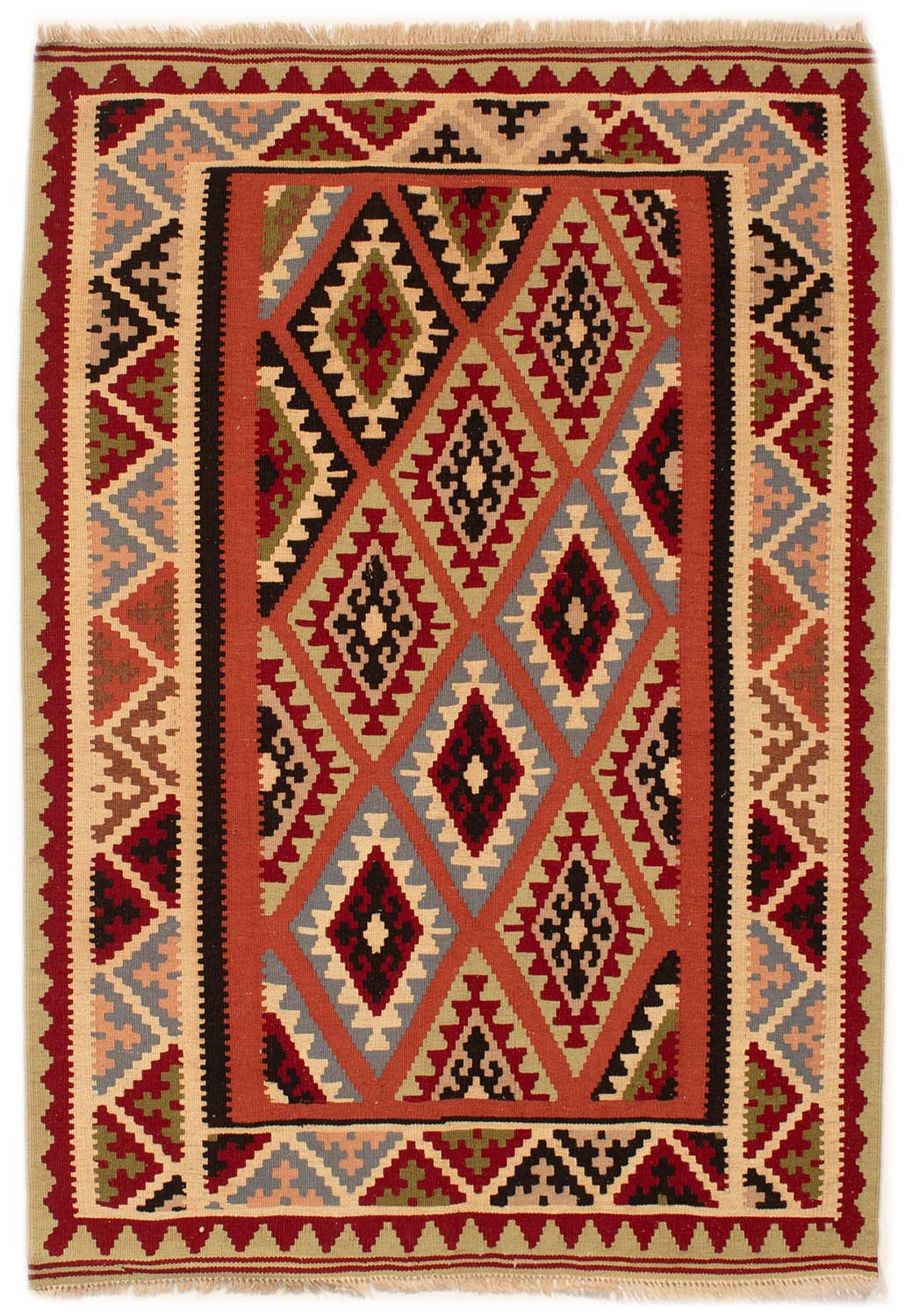 Kelim Teppiche Klein - Kelim 107 x 145 cm