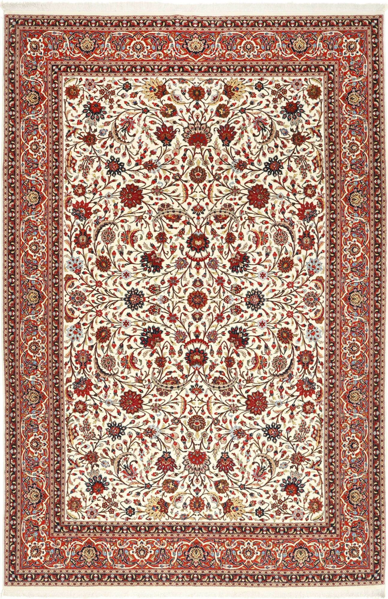 Isfahan Seide - Isfahan 197 x 304 cm