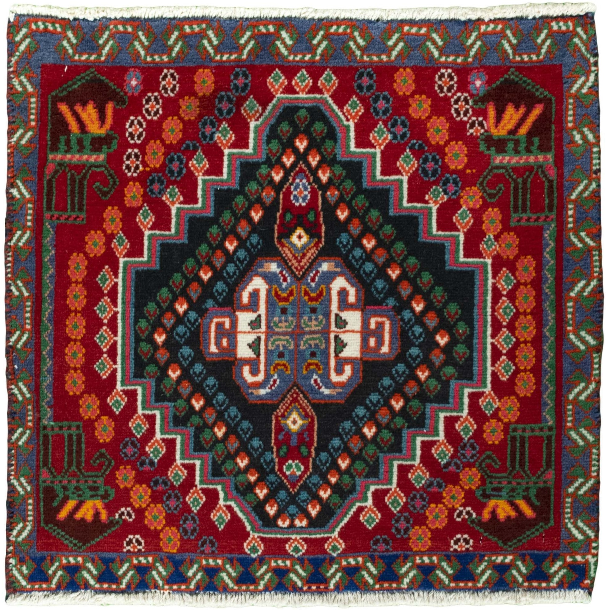 Orientteppiche Lila - Shiraz 62 x 60 cm